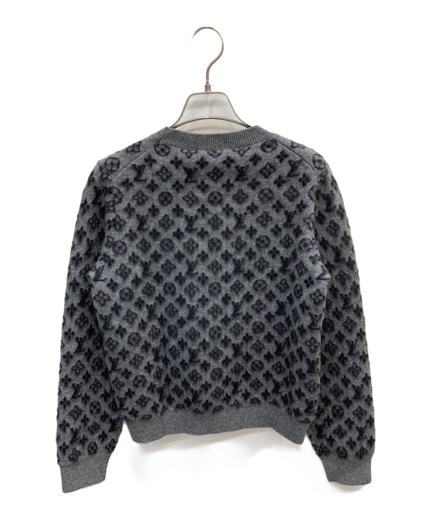 [Pre-owned] LOUIS VUITTON Brushed Monogram Crewneck Knit RW261WW XJS FUKL05