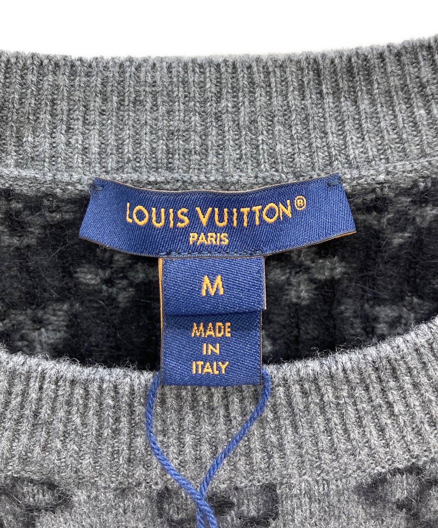 [Pre-owned] LOUIS VUITTON Brushed Monogram Crewneck Knit RW261WW XJS FUKL05