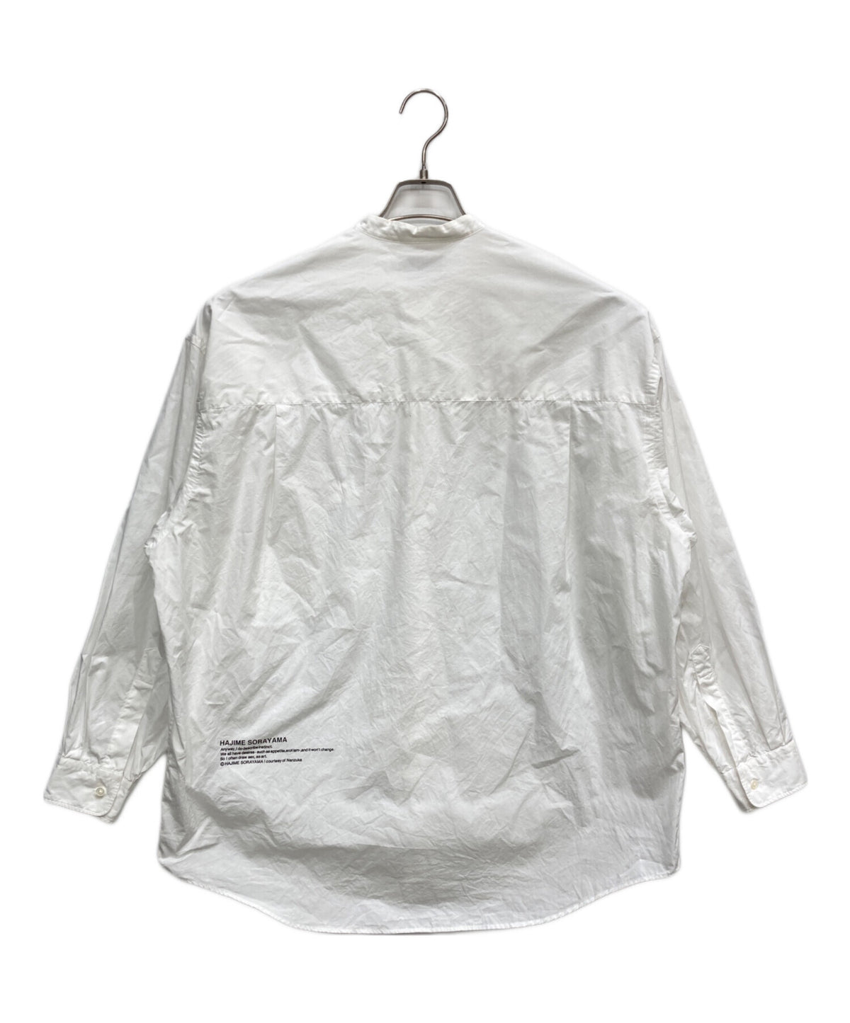 [Pre-owned] Graphpaper Broad Oversized Long-Sleeve Band Collar Shirt GM211-50111B