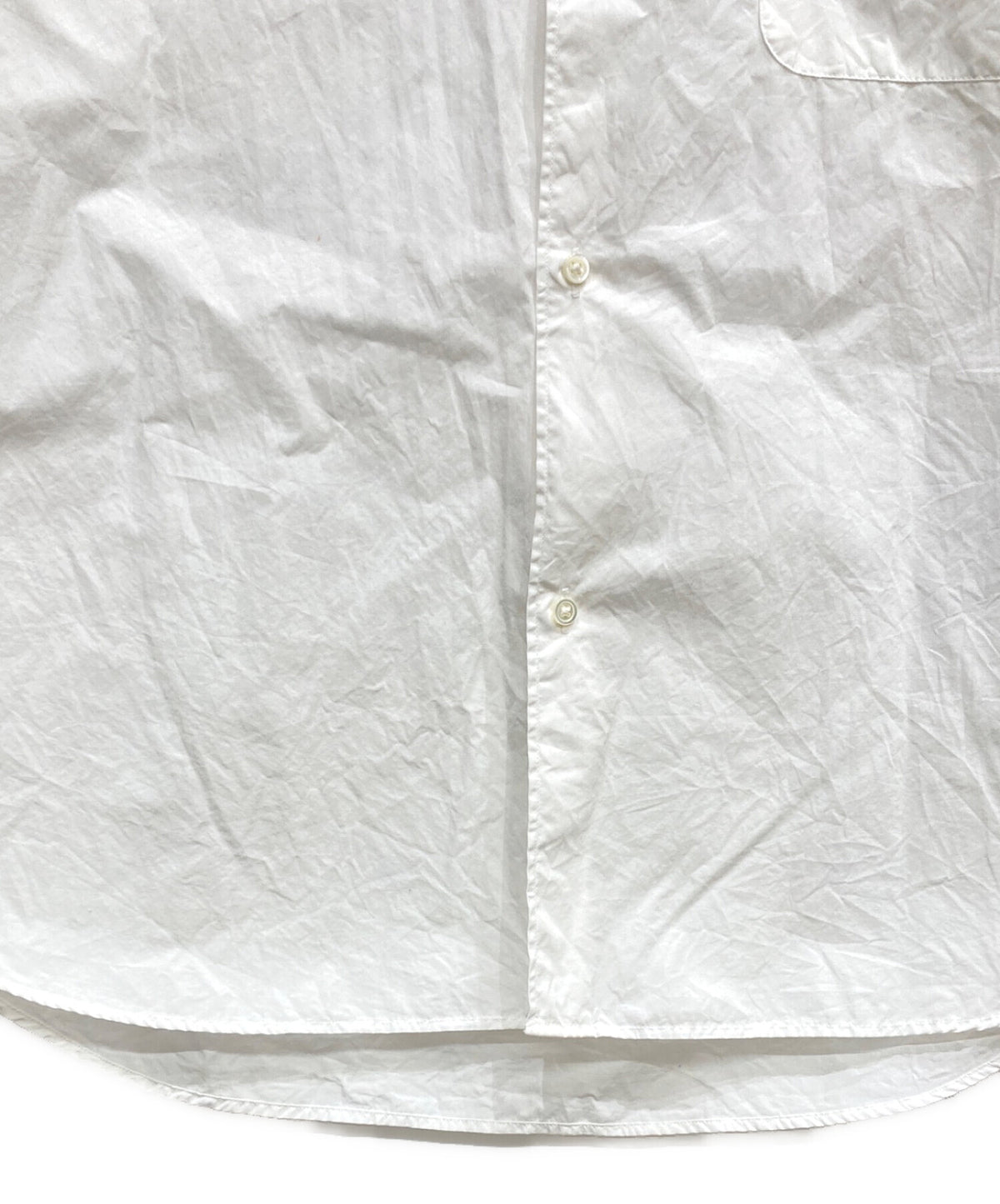 [Pre-owned] Graphpaper Broad Oversized Long-Sleeve Band Collar Shirt GM211-50111B