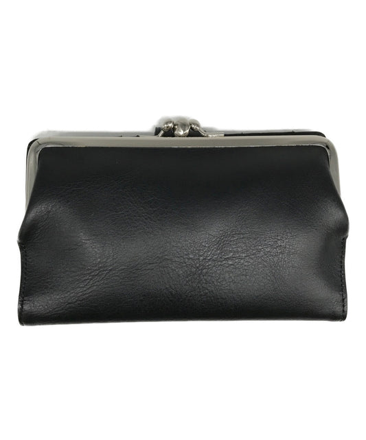 [Pre-owned] Y's SEMI GLOSS LEATHER A CLASP LONG WALLET YX-A02-711-1-02 Coin purse YX-A02-711-1-02