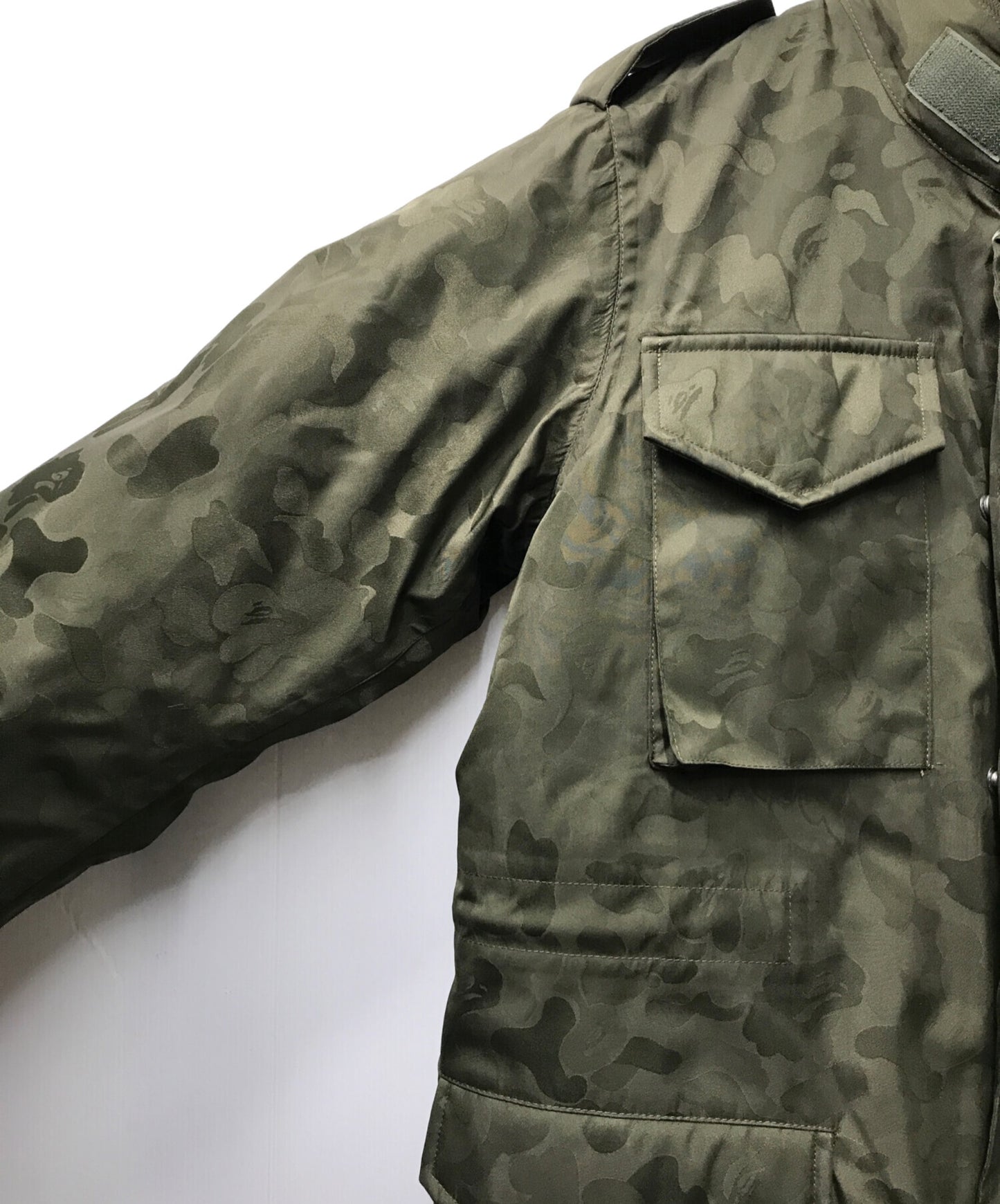 [Pre-owned] A BATHING APE M-65 Camo Down Field Jacket A BATHING APE Abasing Ape Camouflage No Wear Made in Japan GORE-TEX GTX Gore-Tex