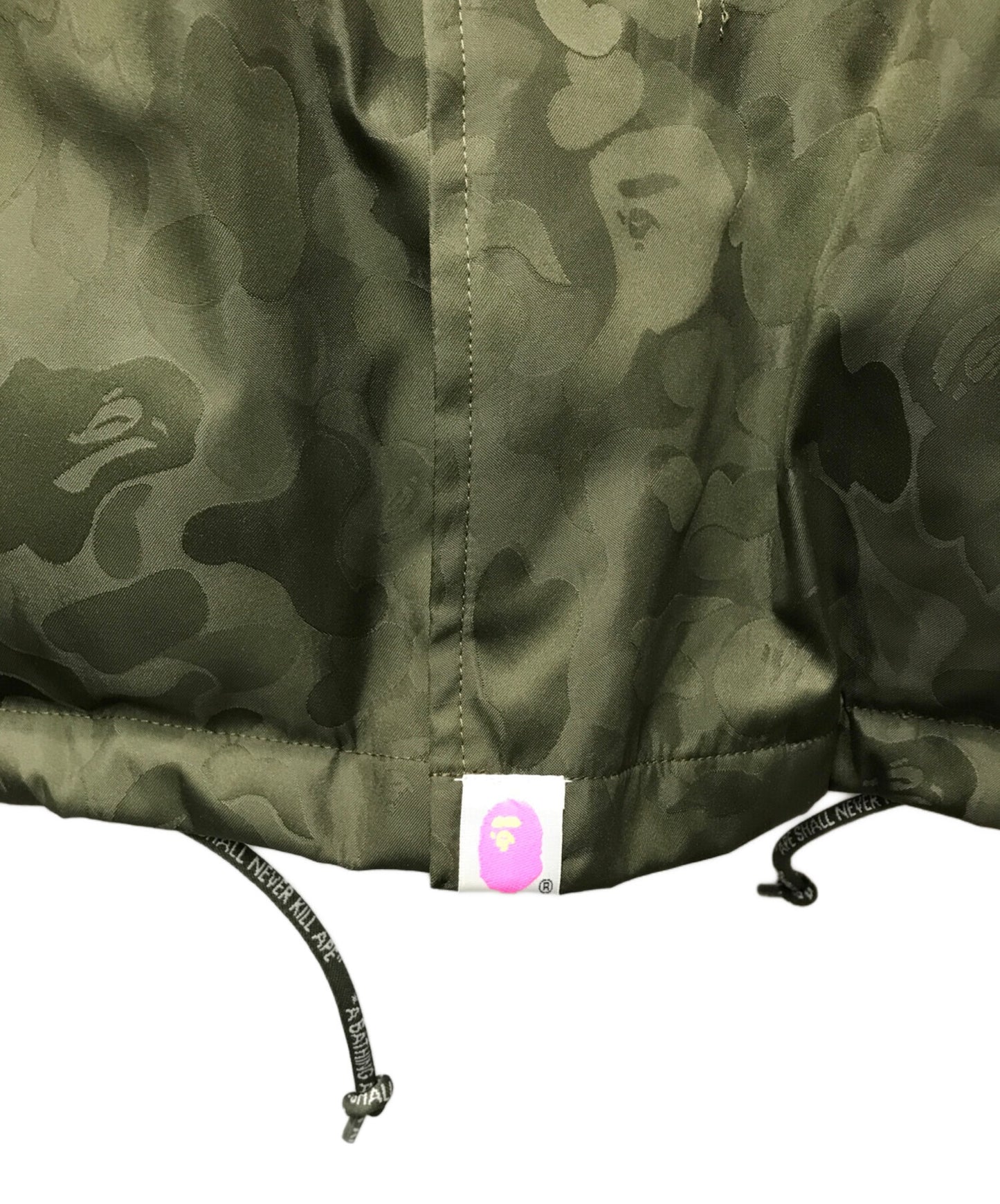[Pre-owned] A BATHING APE M-65 Camo Down Field Jacket A BATHING APE Abasing Ape Camouflage No Wear Made in Japan GORE-TEX GTX Gore-Tex