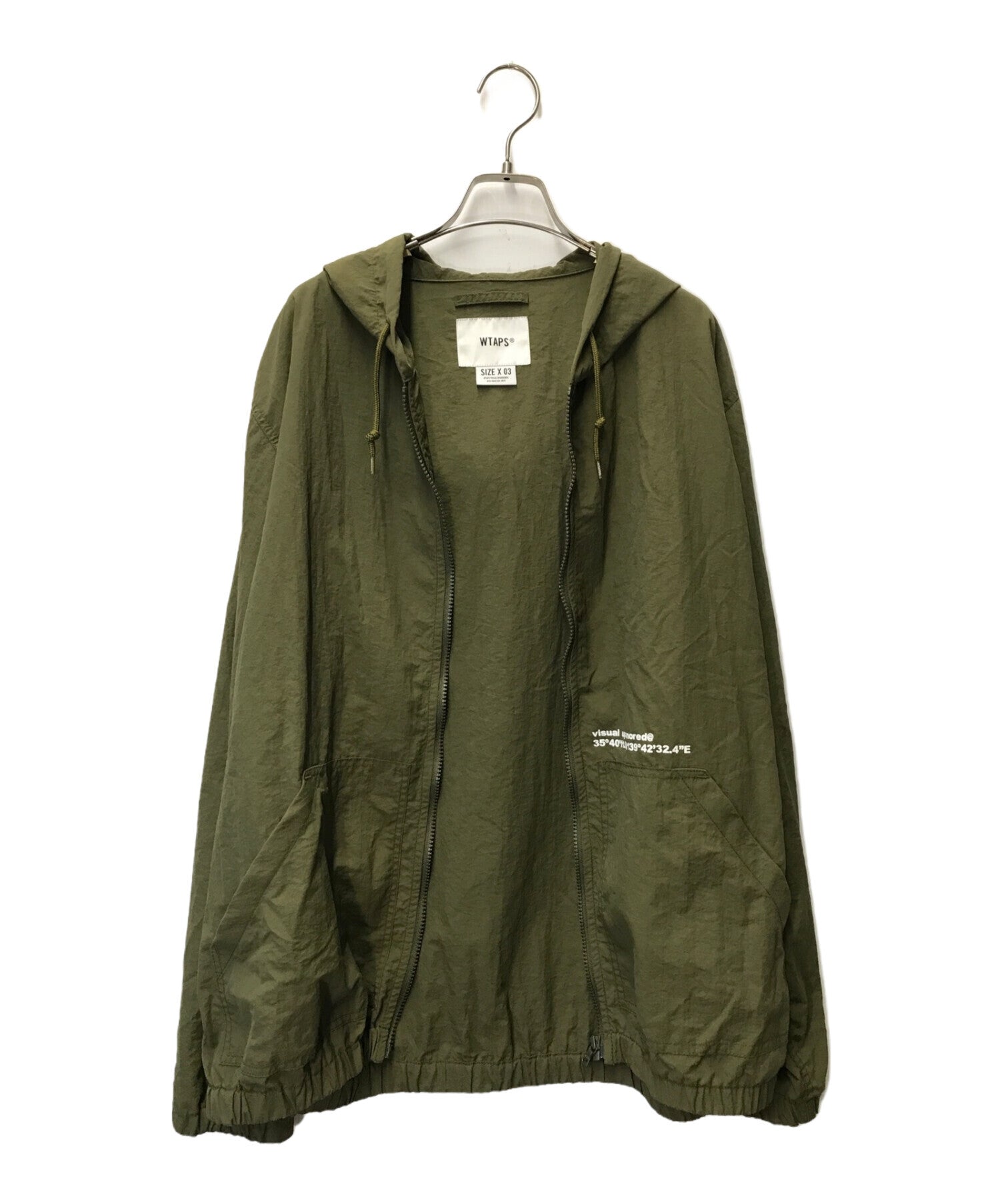 [Pre-owned] WTAPS SHADOW JACKET/221BRDT-JKM01/22SS/NYLON TAFFETA  221BRDT-JKM01