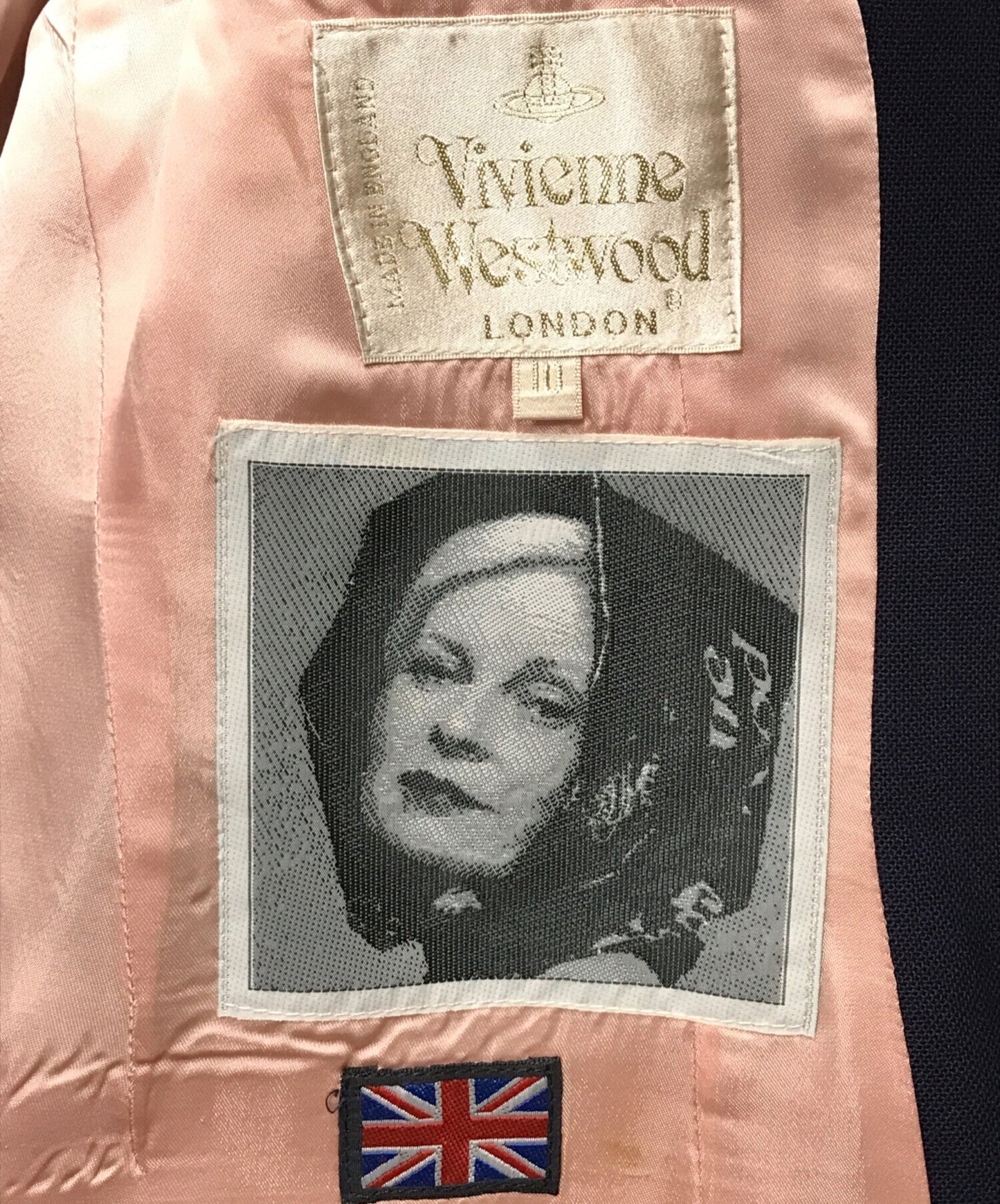 [Pre-owned] Vivienne Westwood GOLD LABEL Double Wool Jacket Vivienne Westwood GOLD LABEL Vivienne Westwood Gold Label Change Pocket Orb Button Made in England