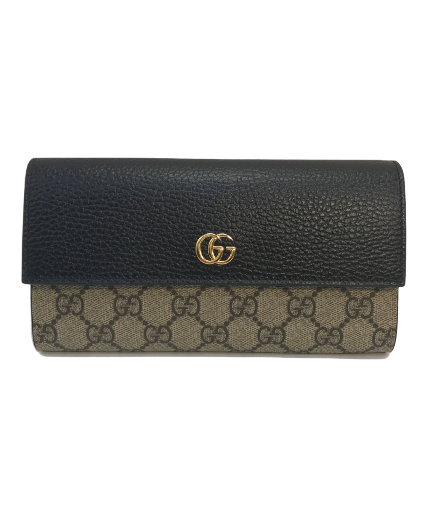 [Pre-owned] GUCCI Double G Bicolor Continental Wallet GG Marmont GUCCI Gucci Long Wallet Long Wallet 456116 456116