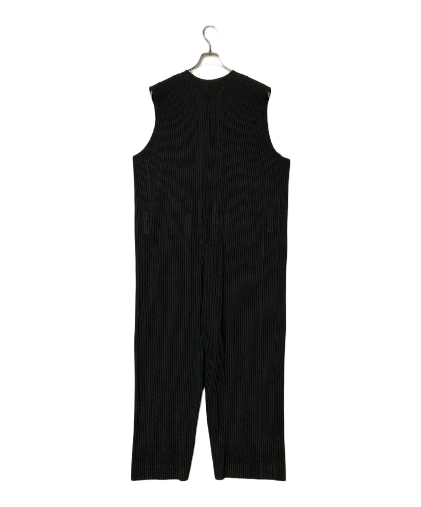 [Pre-owned] HOMME PLISSE ISSEY MIYAKE Pleated jumpsuit/Jump suits/All-in-one/Black/HP93JI144 HP93JI144