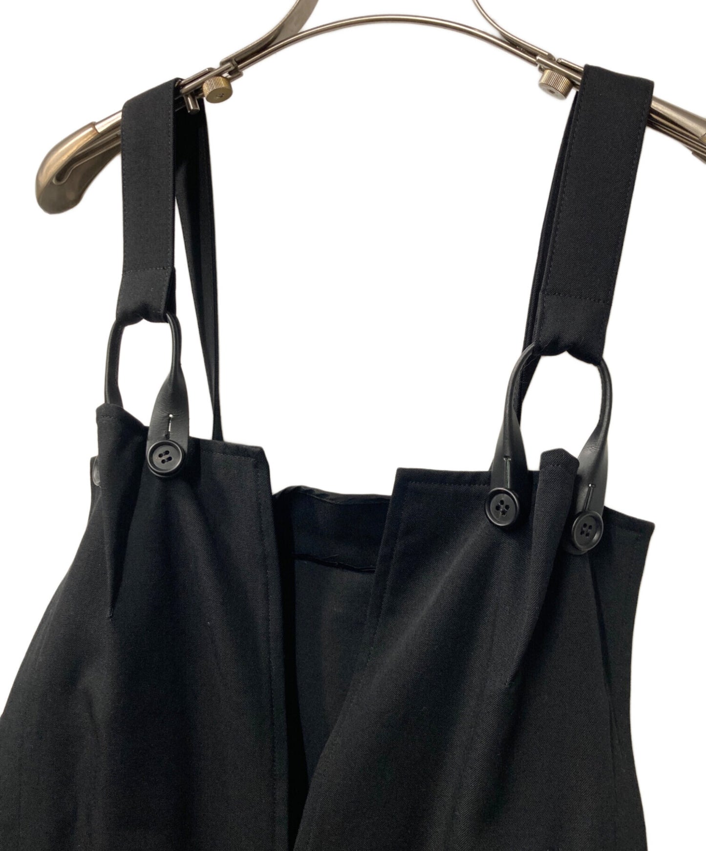 [Pre-owned] YOHJI YAMAMOTO Wool All-in-One/Jumper Skirt YOHJI YAMAMOTO Yohji Yamamoto FE-D21-100 Black FE-D21-100