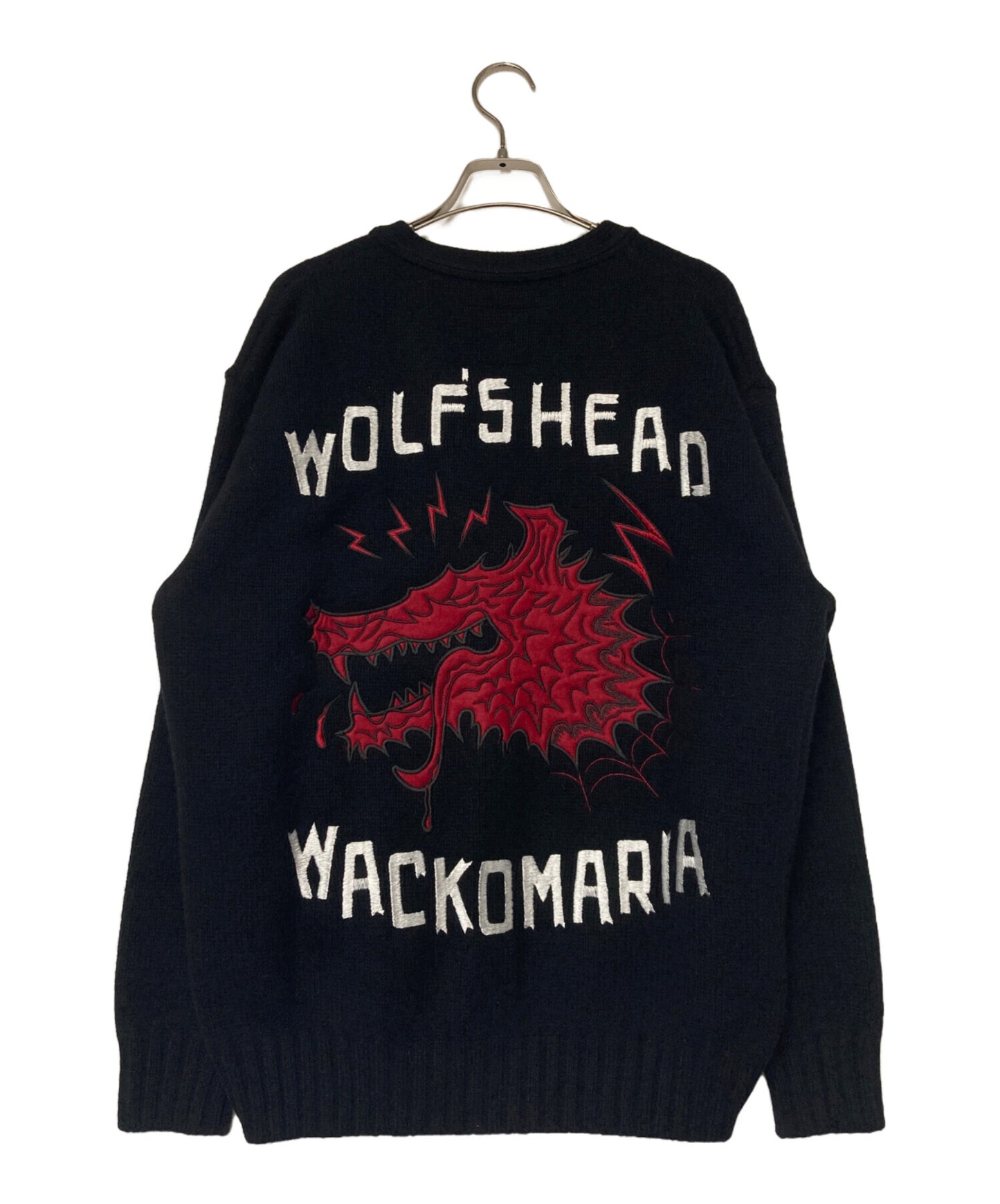 [Pre-owned] WACKO MARIA WOLF'S HEAD / CARDIGAN WACKO MARIA Wolf's Head Wacomaria WOLFSHEAD-WM-KN01 WOLFSHEAD-WM-KN01