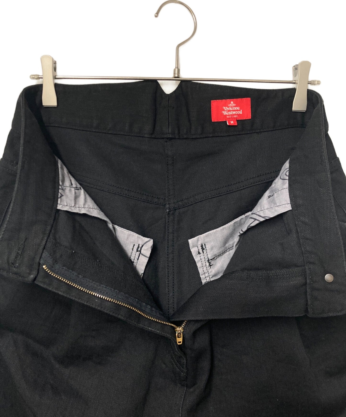 [Pre-owned] Vivienne Westwood RED LABEL Orb patch sarouel denim pants 16-12-792005 16-12-792005