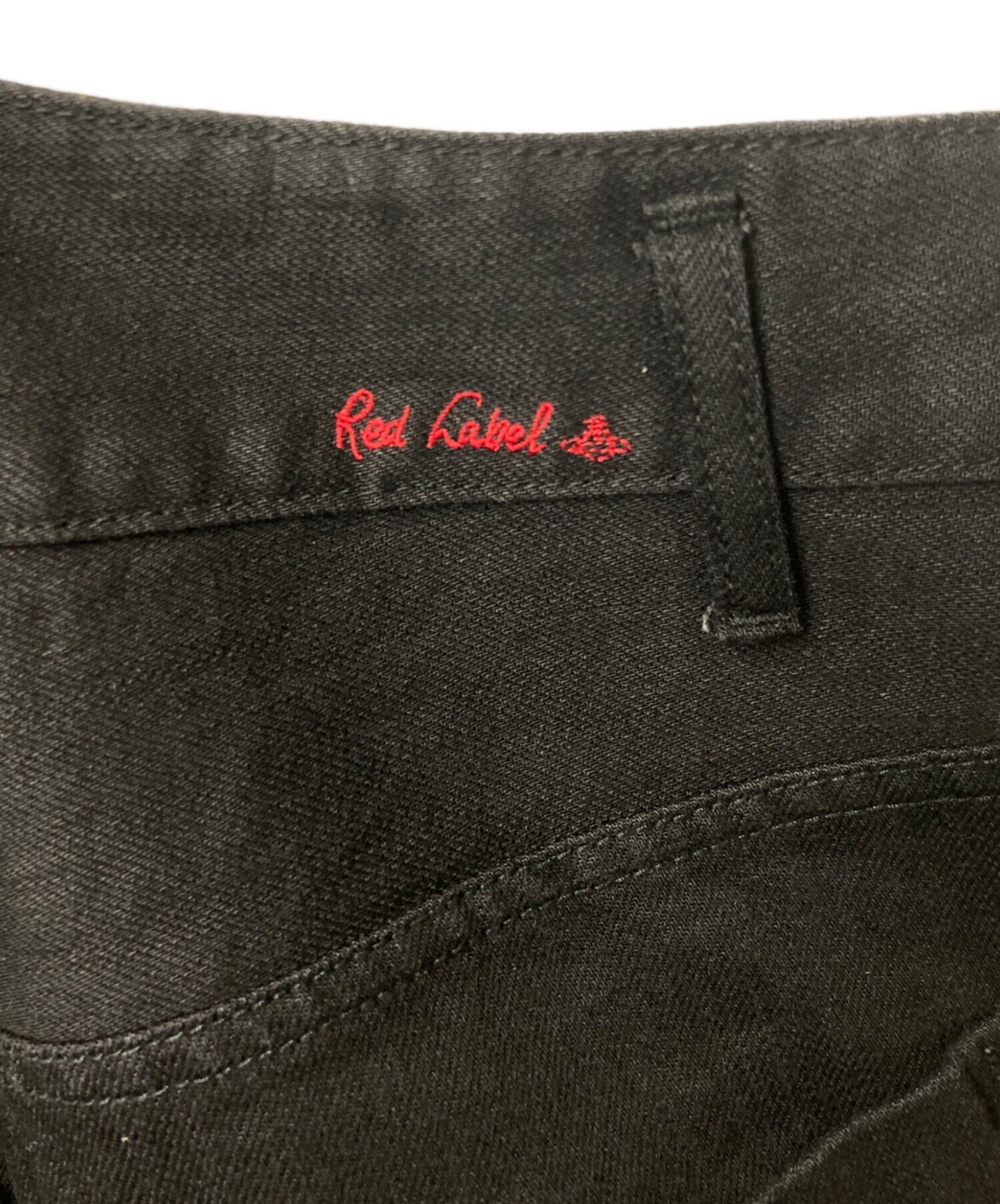 Vivienne Westwood✩.*˚ Sarouel Pre-owned] Vivienne Westwood RED LABEL Orb patch sarouel denim
