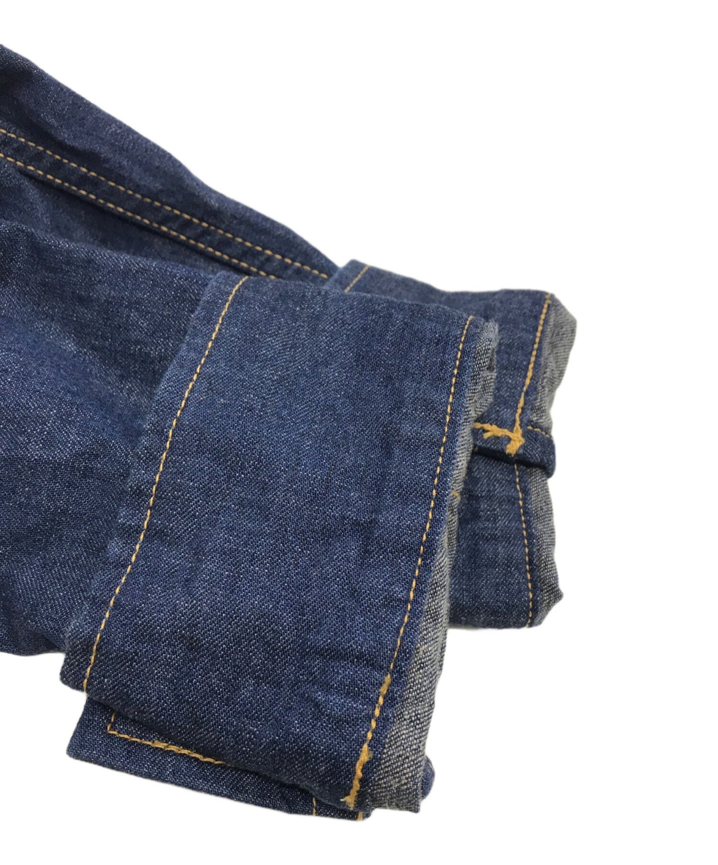 [Pre-owned] Needles lace-up denim shirt