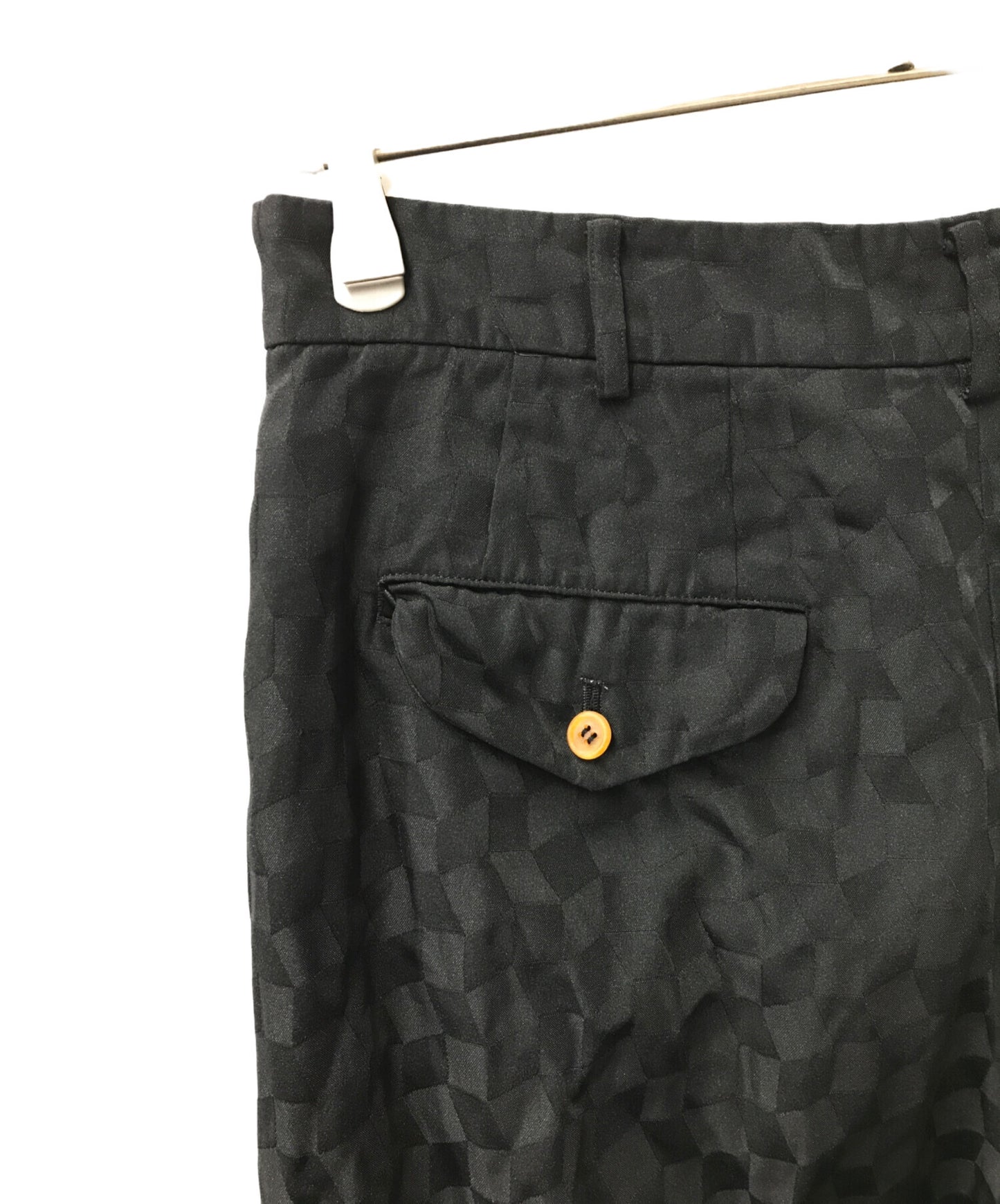 [Pre-owned] COMME des GARCONS COMME des GARCONS Jacquard Tucked Wide Pants / RN-S008 / AD2014 / Half Pants / Archive RN-S008