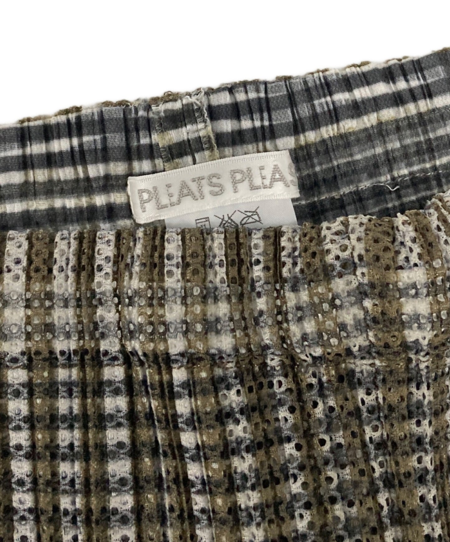 [Pre-owned] PLEATS PLEASE All-over pattern mesh pleated pants PP14-JF164 PP14-JF164
