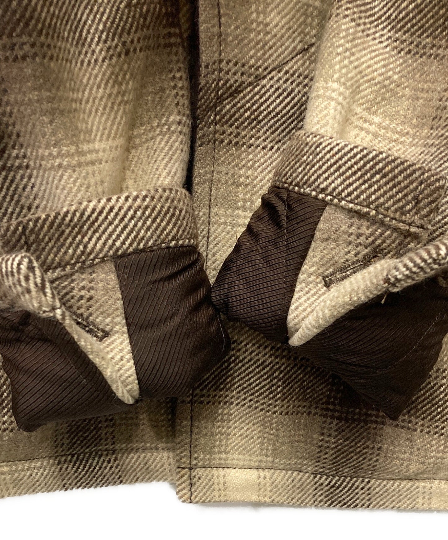 [Pre-owned] NUMBER (N)INE 08AW Check Boa Jacket F08-NJ021 Archive F08-NJ021