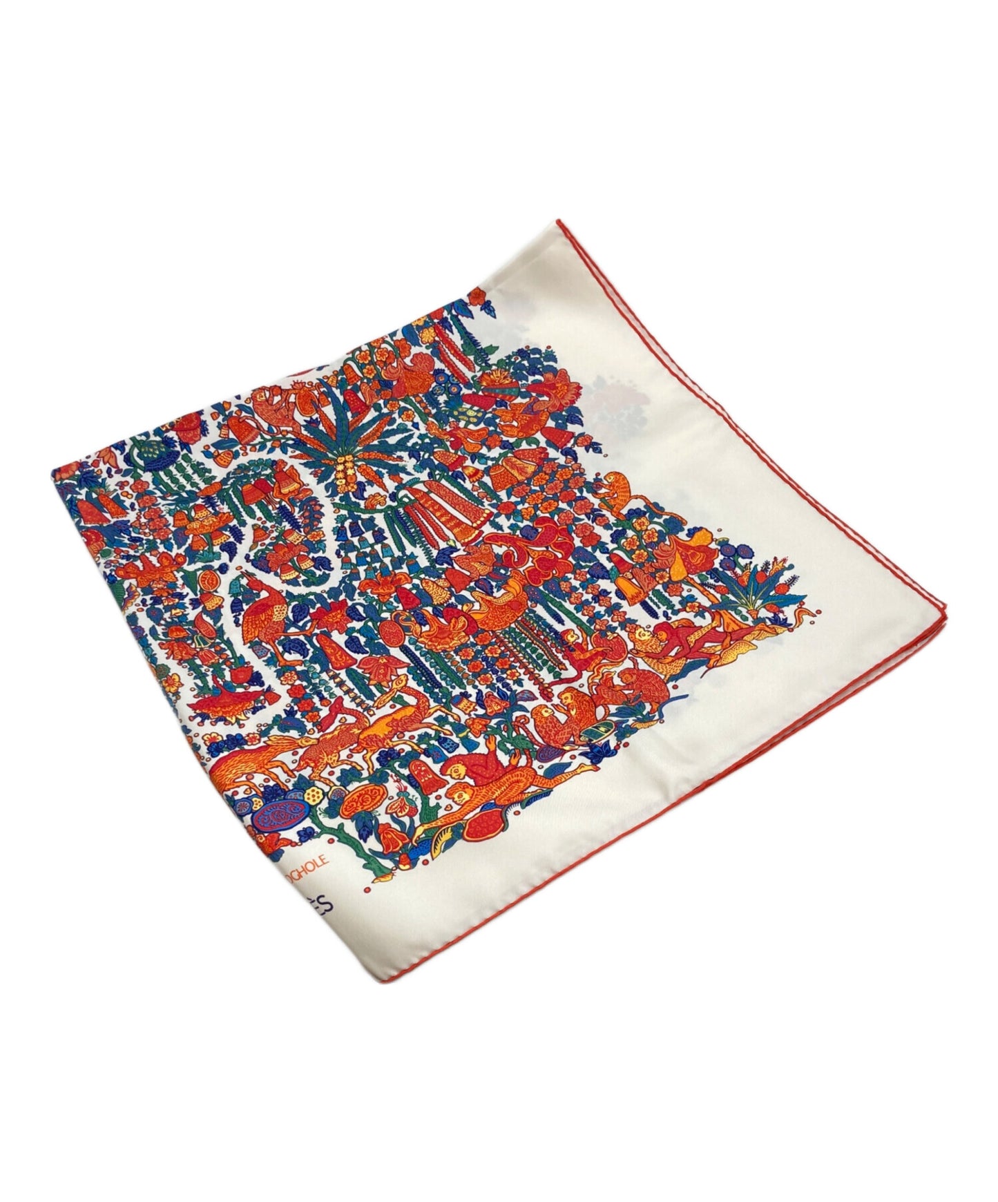 [Pre-owned] HERMES Carré 90 LEGENDE MOGHOL / Legend of Mughal Scarf with all over pattern