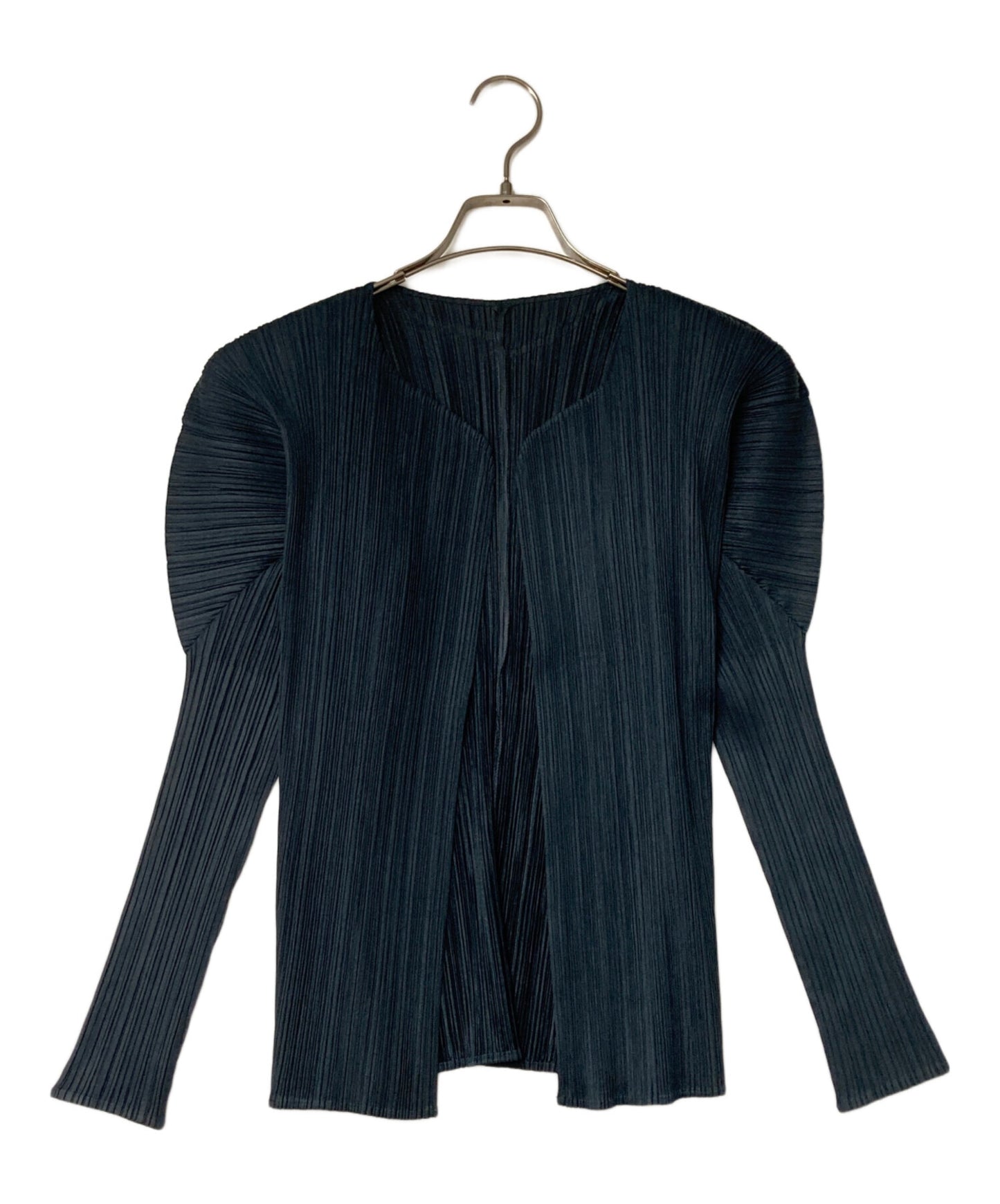 [Pre-owned] PLEATS PLEASE Pleated Cardigan ISSEYMIYAKE ISSEY MIYAKE Made in Japan PP05-JD501 PP05-JD501