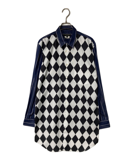 [Pre-owned] COMME des GARCONS HOMME PLUS Striped layered long shirt round cut PF-B015 PF-B015