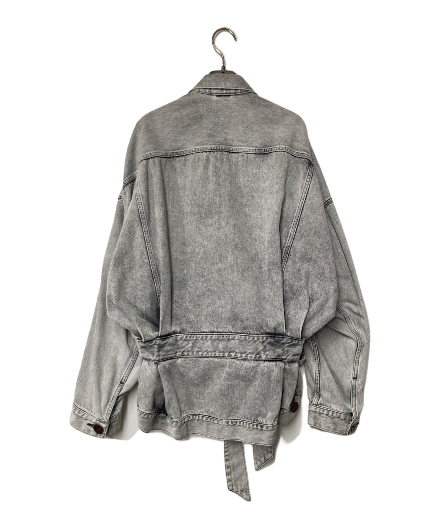 [Pre-owned] Maison MIHARA YASUHIRO Cache-coeur loose denim blouson denim jacket double pockets G-jan processed 24SS B12BL041 B12BL041
