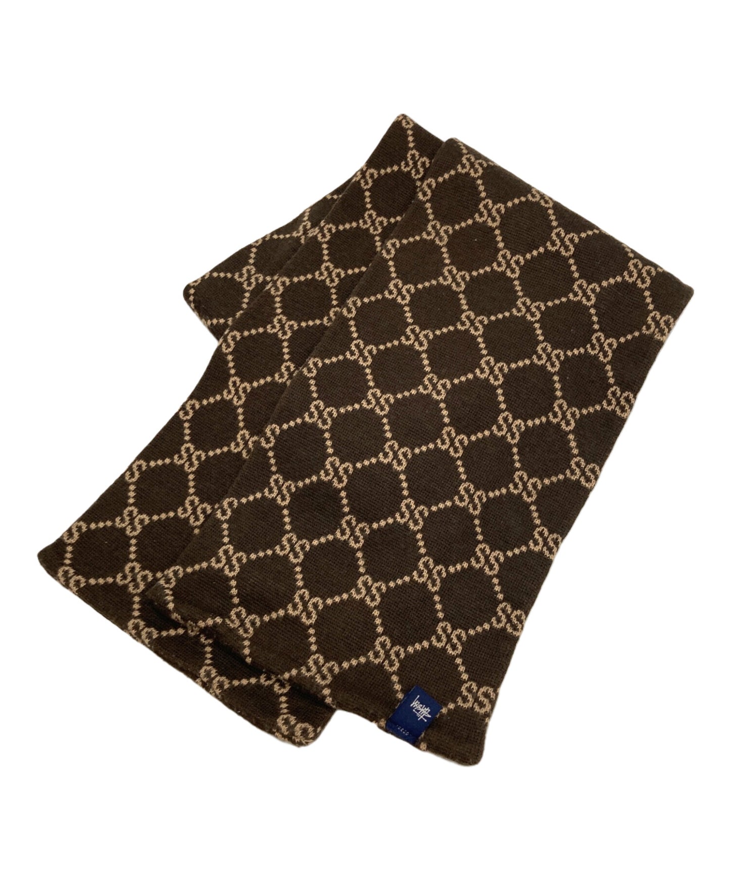 [Pre-owned] stussy '90s Monogram Scarf, Navy Tag