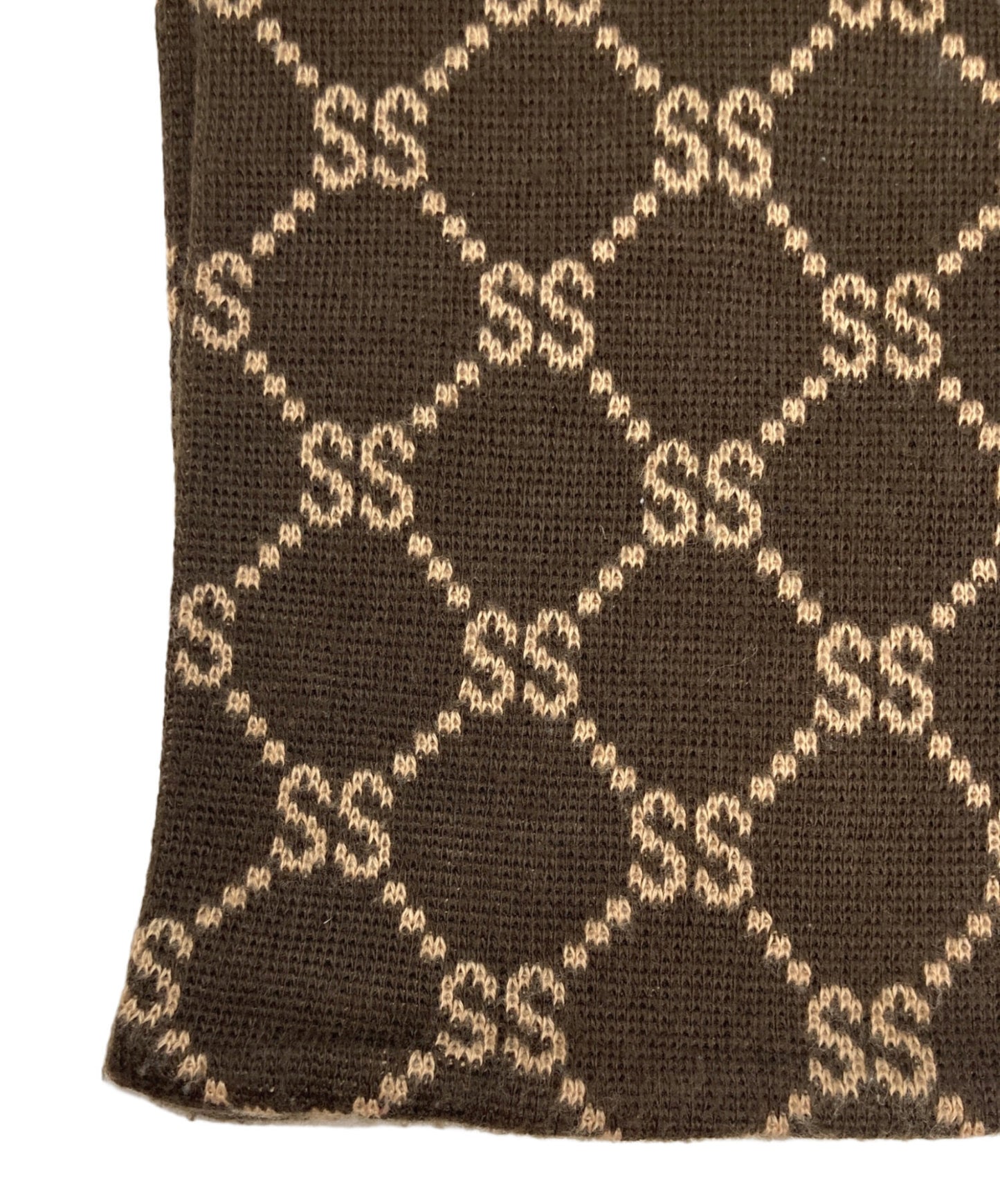 [Pre-owned] stussy '90s Monogram Scarf, Navy Tag