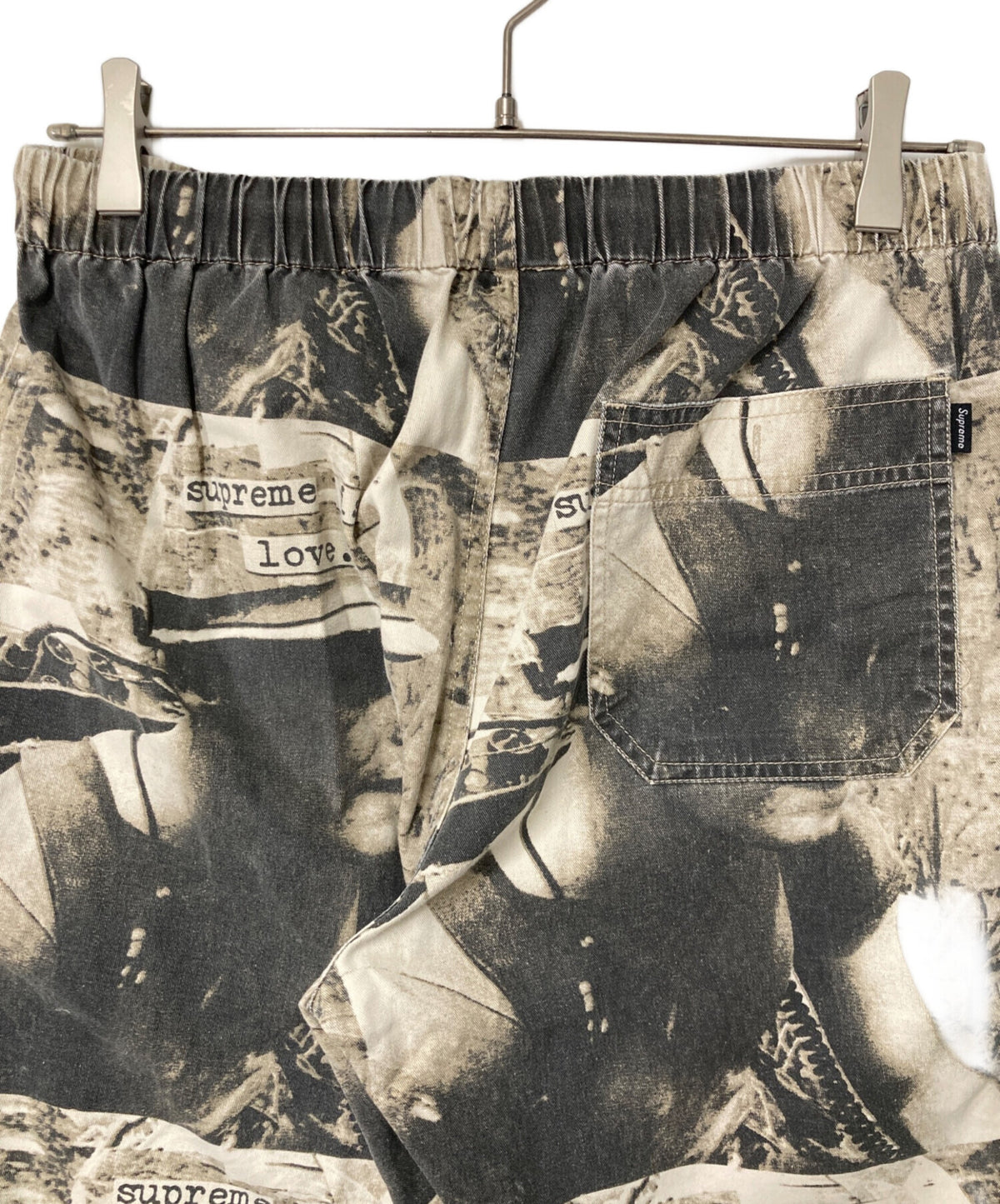 [Pre-owned] SUPREME Is Love Skate Pants: Jogger Pants, All-Over Print Pants, 19FW