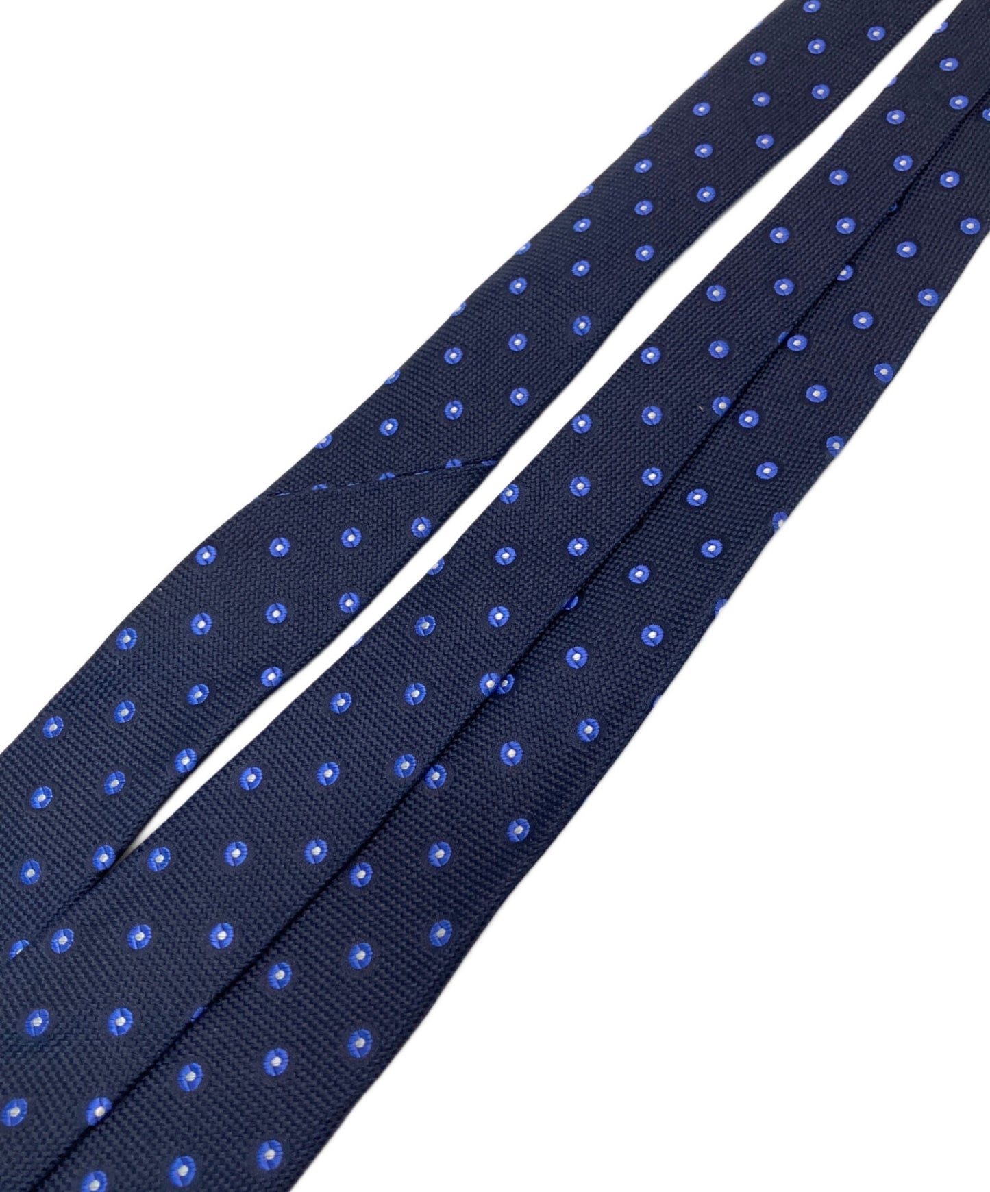 [Pre-owned] PRADA Silk Tie, Polka Dot Pattern, Made in Italy UCR77 S141