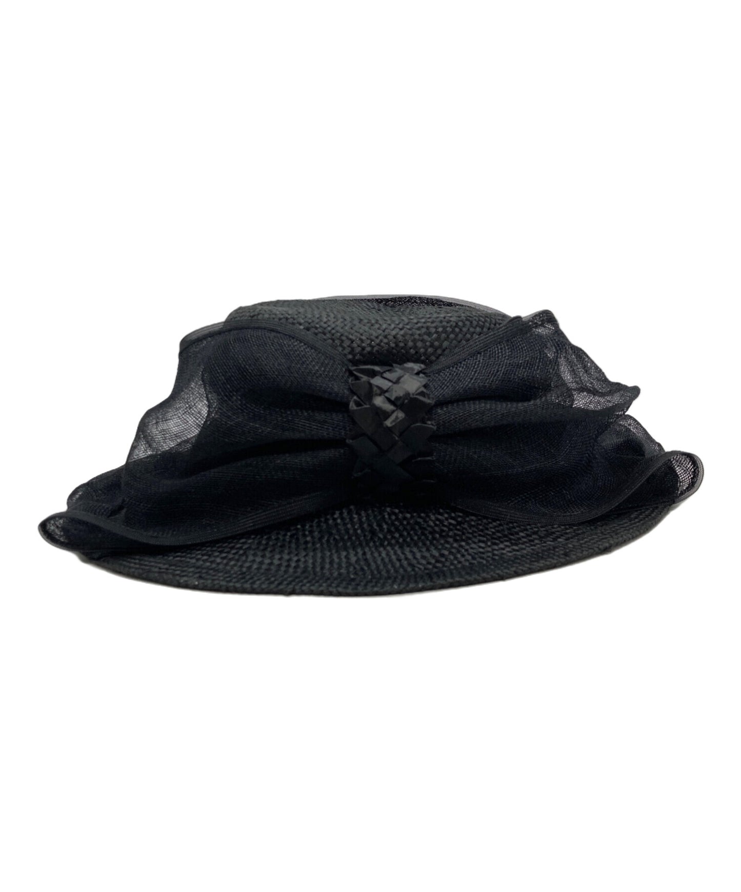 [Pre-owned] JUNYA WATANABE COMME des GARCONS Kenma Grass × Chinese Bamboo Bucket Hat with Back Ribbon—Everyday Resort Style JQ-K604