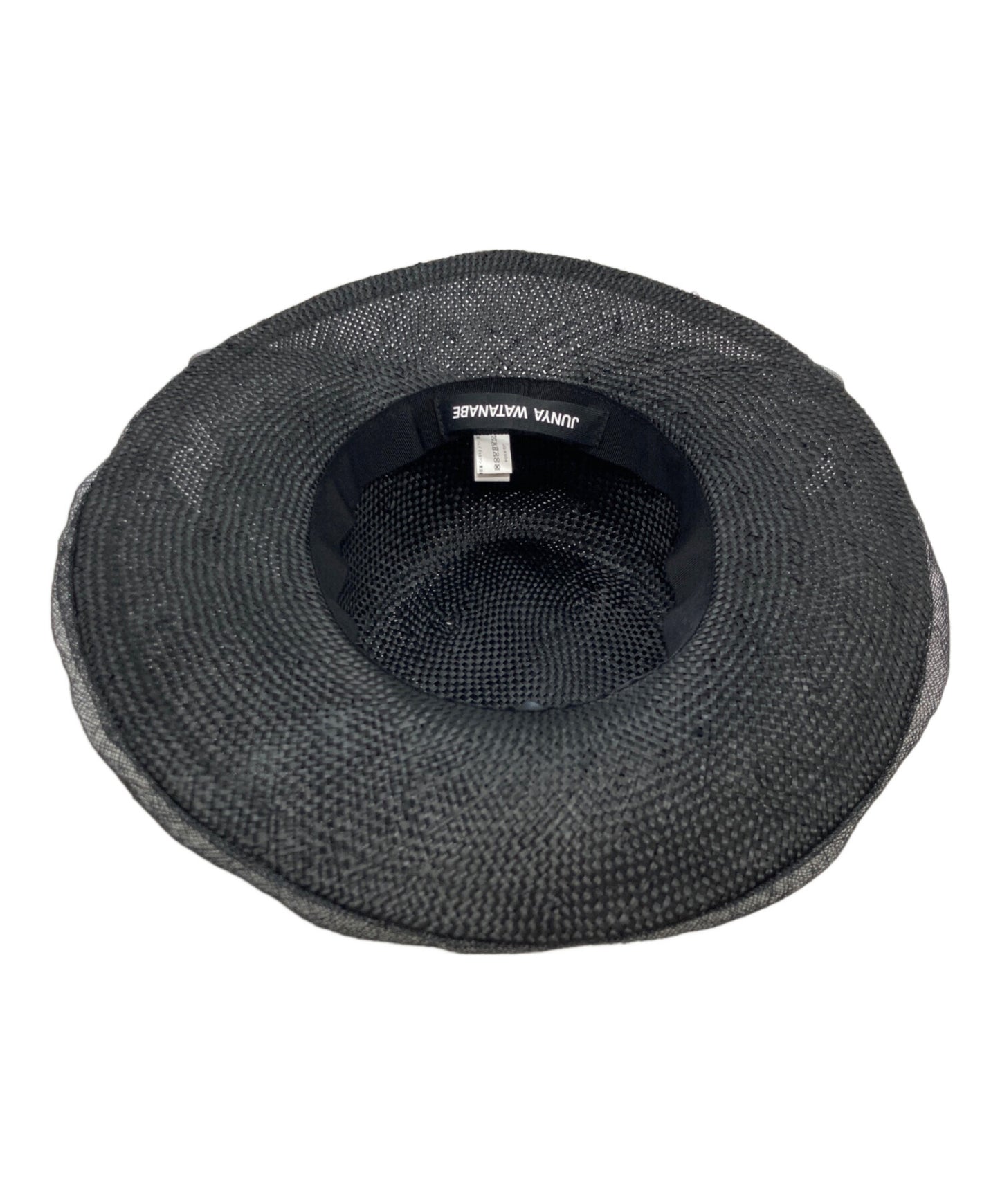 [Pre-owned] JUNYA WATANABE COMME des GARCONS Kenma Grass × Chinese Bamboo Bucket Hat with Back Ribbon—Everyday Resort Style JQ-K604