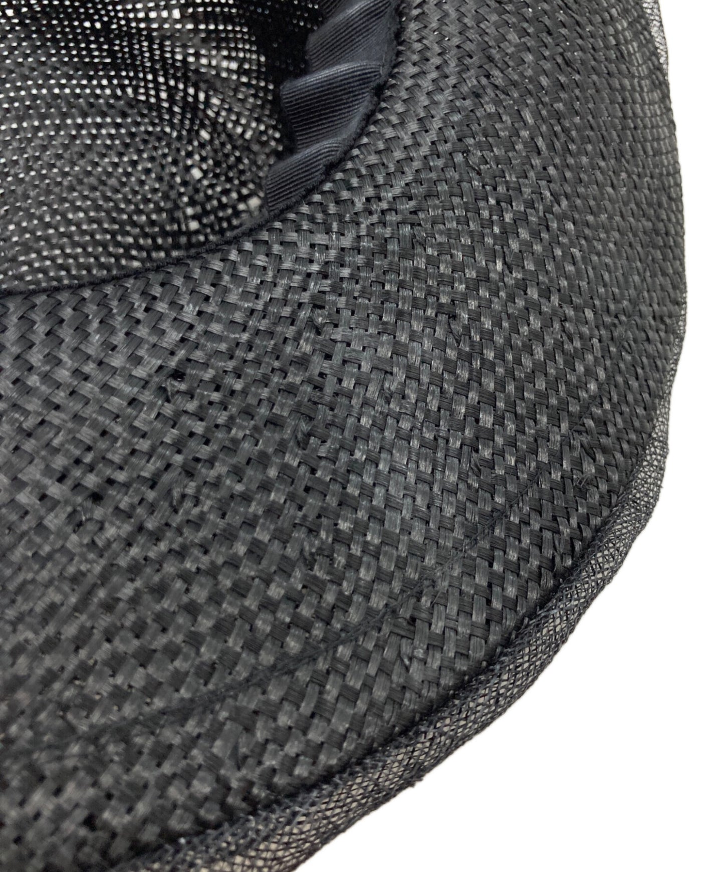 [Pre-owned] JUNYA WATANABE COMME des GARCONS Kenma Grass × Chinese Bamboo Bucket Hat with Back Ribbon—Everyday Resort Style JQ-K604