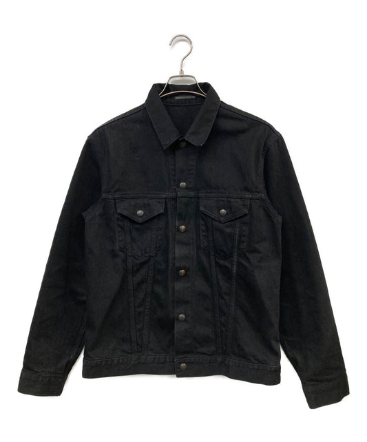 [Pre-owned] Yohji Yamamoto pour homme Black Denim Jacket HN-Y02-004