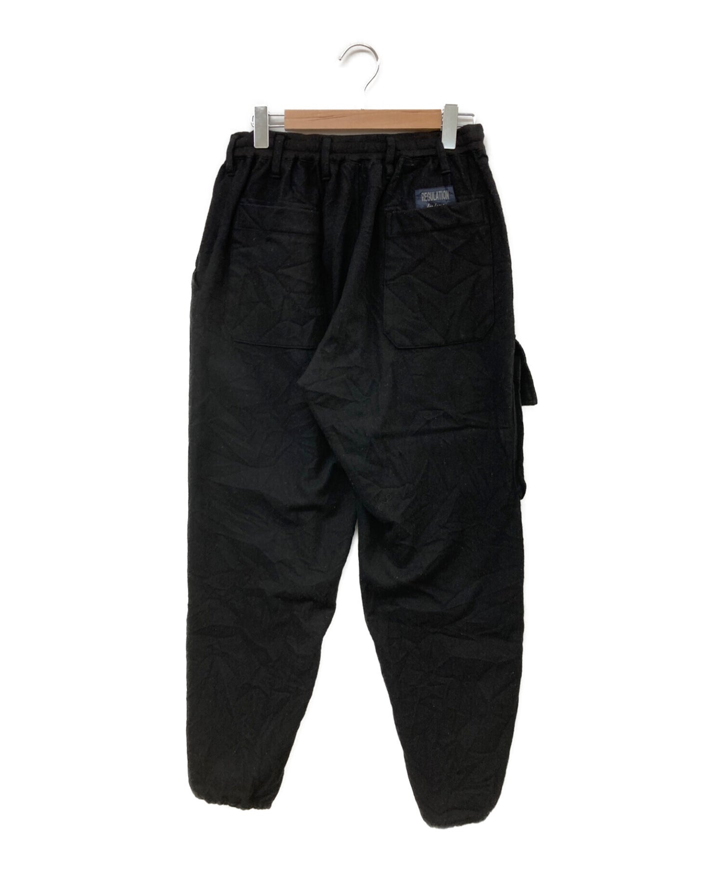 [Pre-owned] REGULATION Yohji Yamamoto Asymmetrical cargo pocket wool pants HK-P05-141