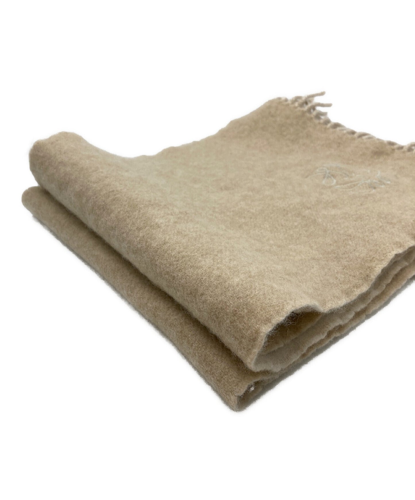 [Pre-owned] LOEWE Wool Cashmere Anagram Scarf