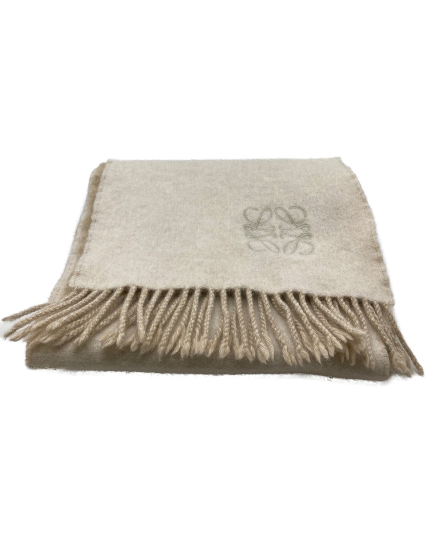 [Pre-owned] LOEWE Wool Cashmere Anagram Scarf