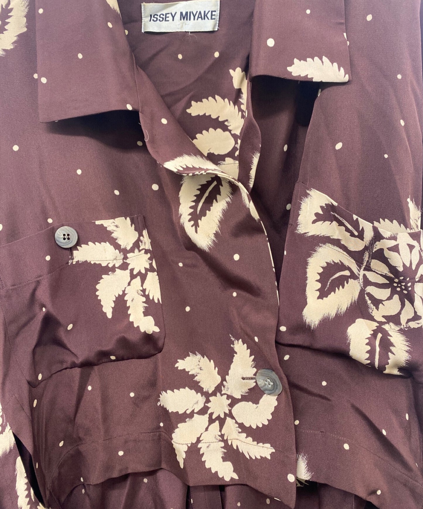 [Pre-owned] ISSEY MIYAKE Silk shirt jacket Multiway jacket