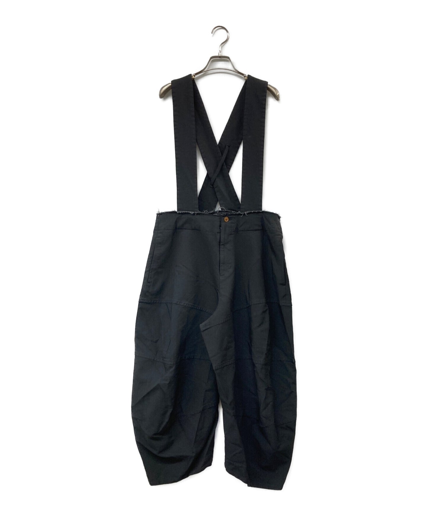 [Pre-owned] COMME des GARCONS AD2015 Poly shrunken pants with cut-off hanging wide pants GP-U006