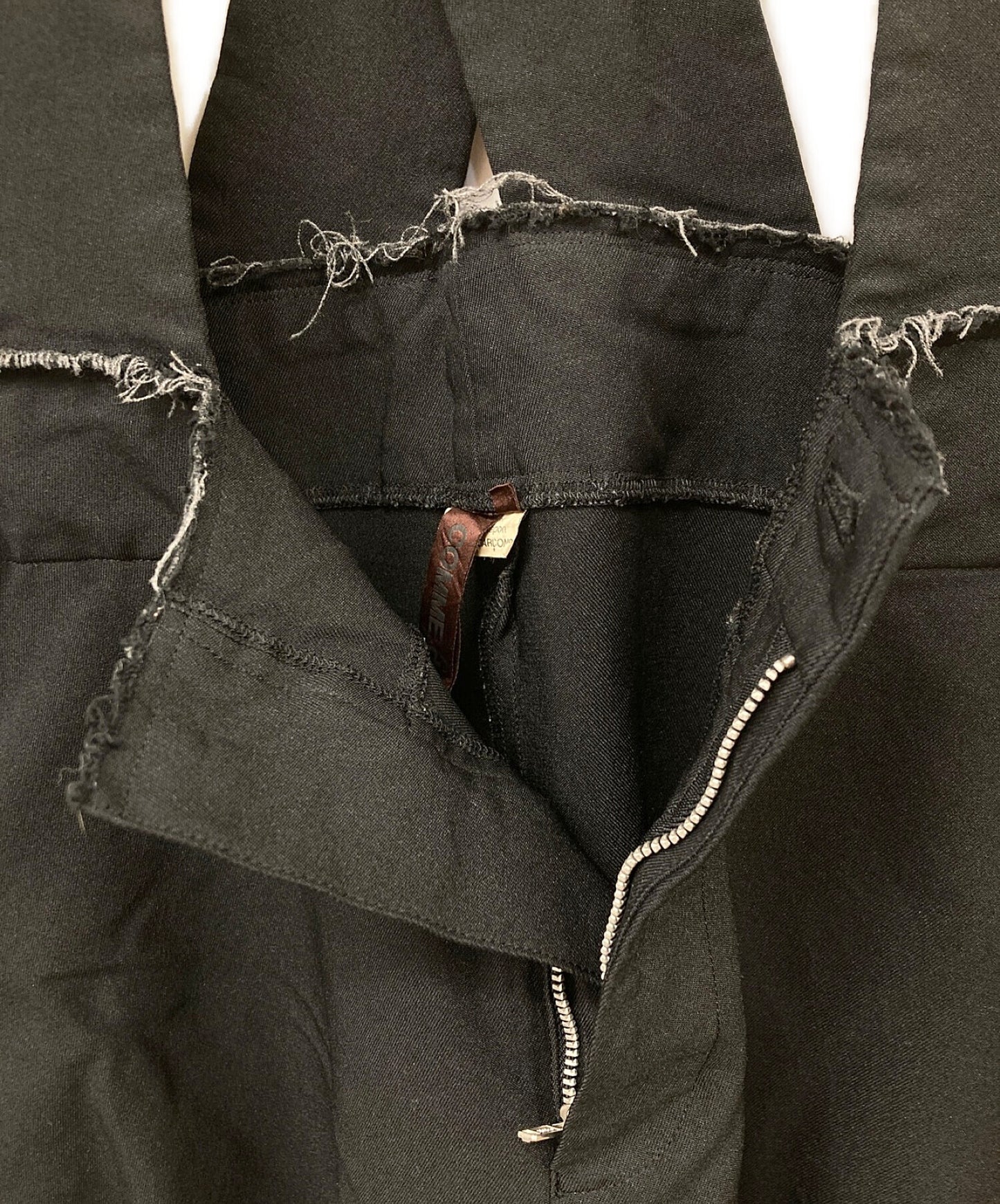 [Pre-owned] COMME des GARCONS AD2015 Poly shrunken pants with cut-off hanging wide pants GP-U006