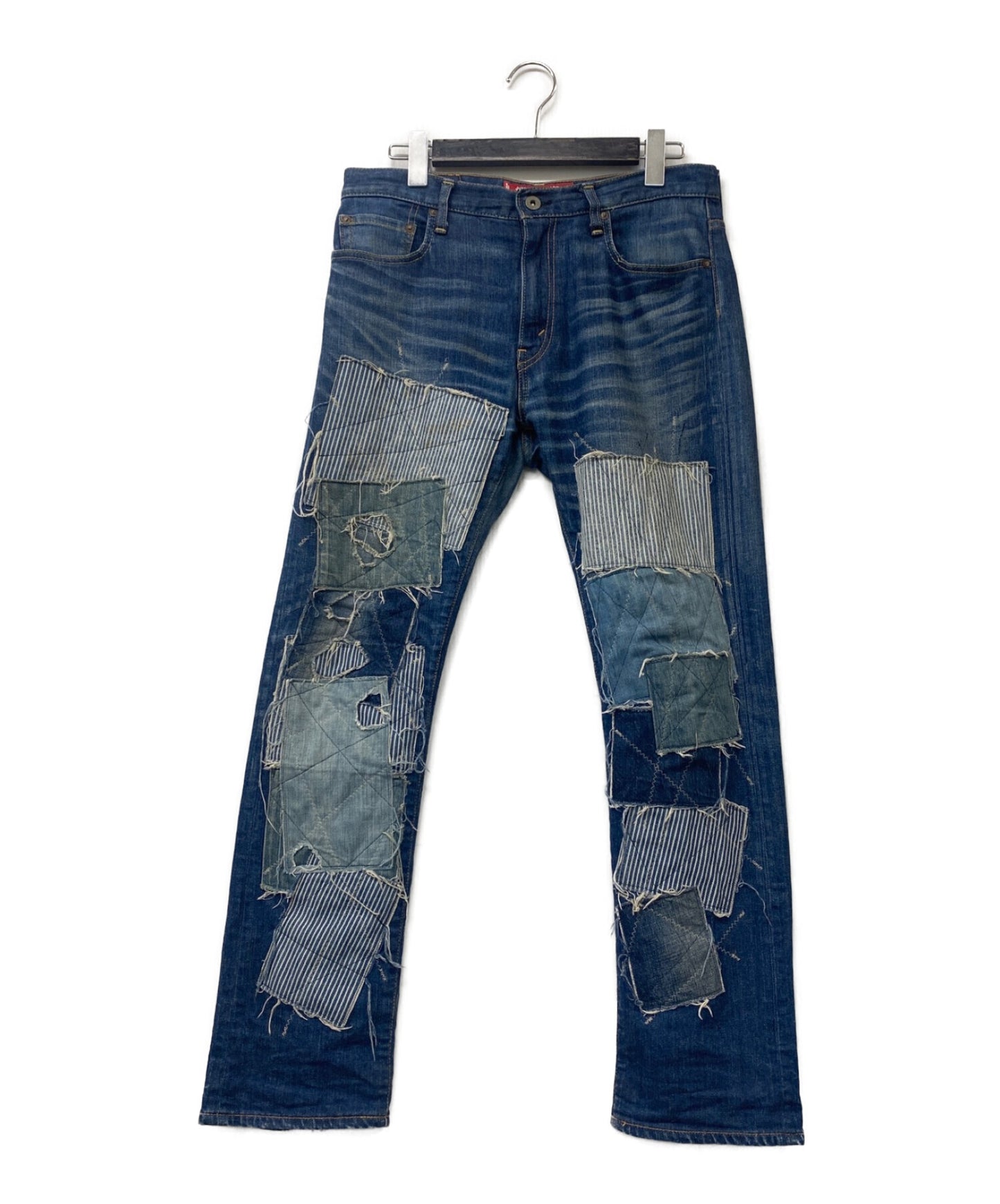 [Pre-owned] COMME des GARCONS JUNYA WATANABE MAN Patchwork Stretch Denim Pants WA-P203