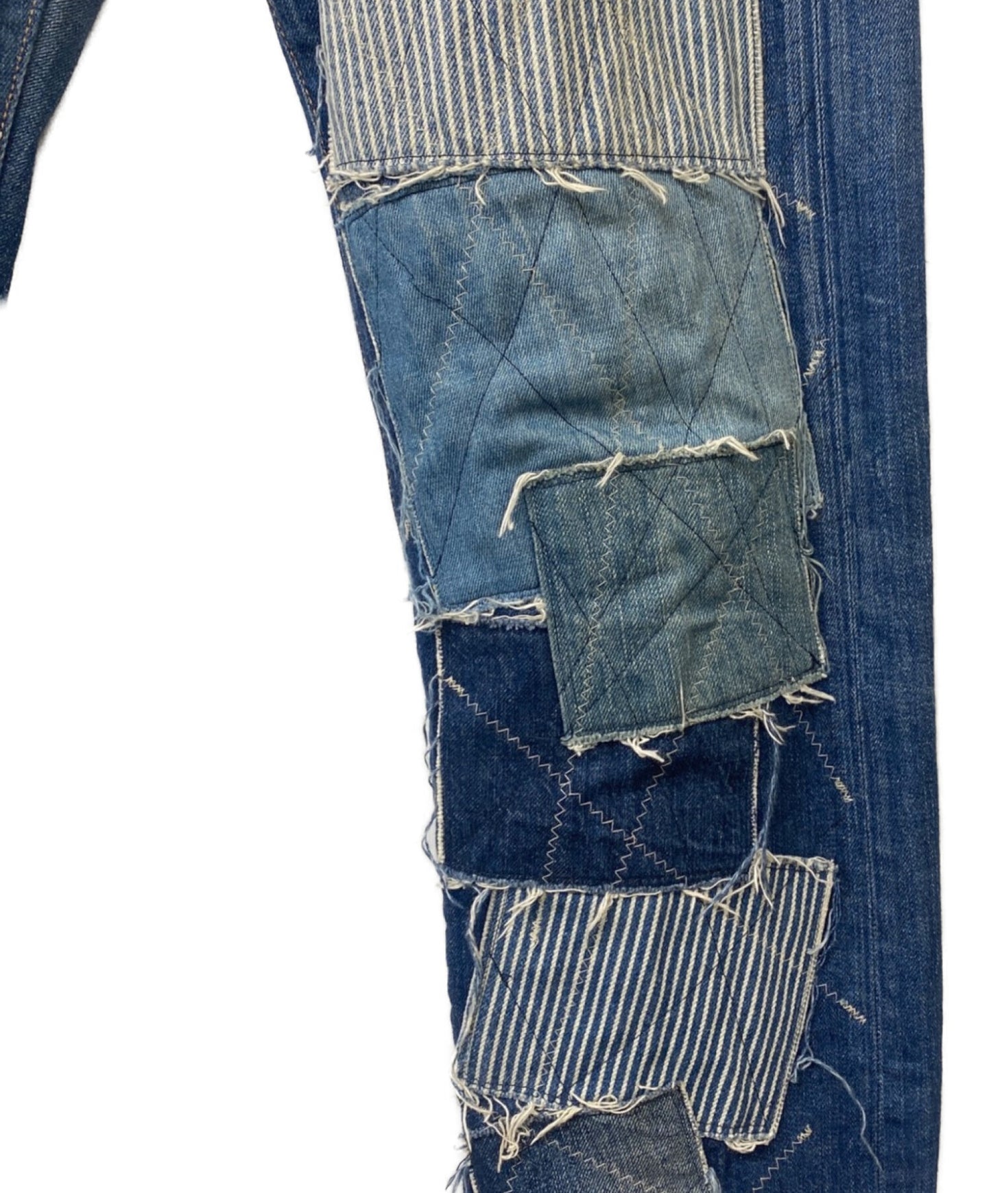 [Pre-owned] COMME des GARCONS JUNYA WATANABE MAN Patchwork Stretch Denim Pants WA-P203