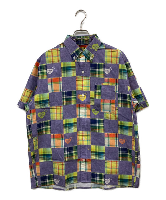 [Pre-owned] HUMAN MADE 23SS PATCHWORK PRINTED S/S SHIRT Patchwork printed shirt HM25SH013