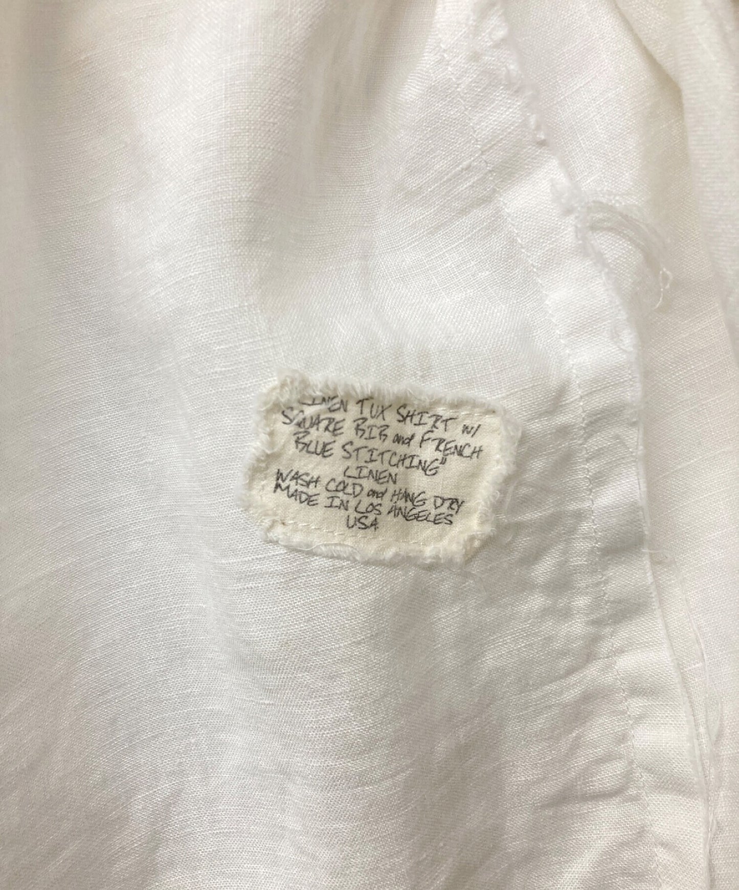 [Pre-owned] GREG LAUREN Linen Tux Shirts