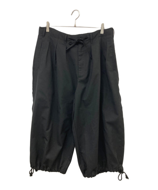 [Pre-owned] GROUND Y WOOL/POLYESTER GABARDINE BALLOON PANTS GV-P04-100