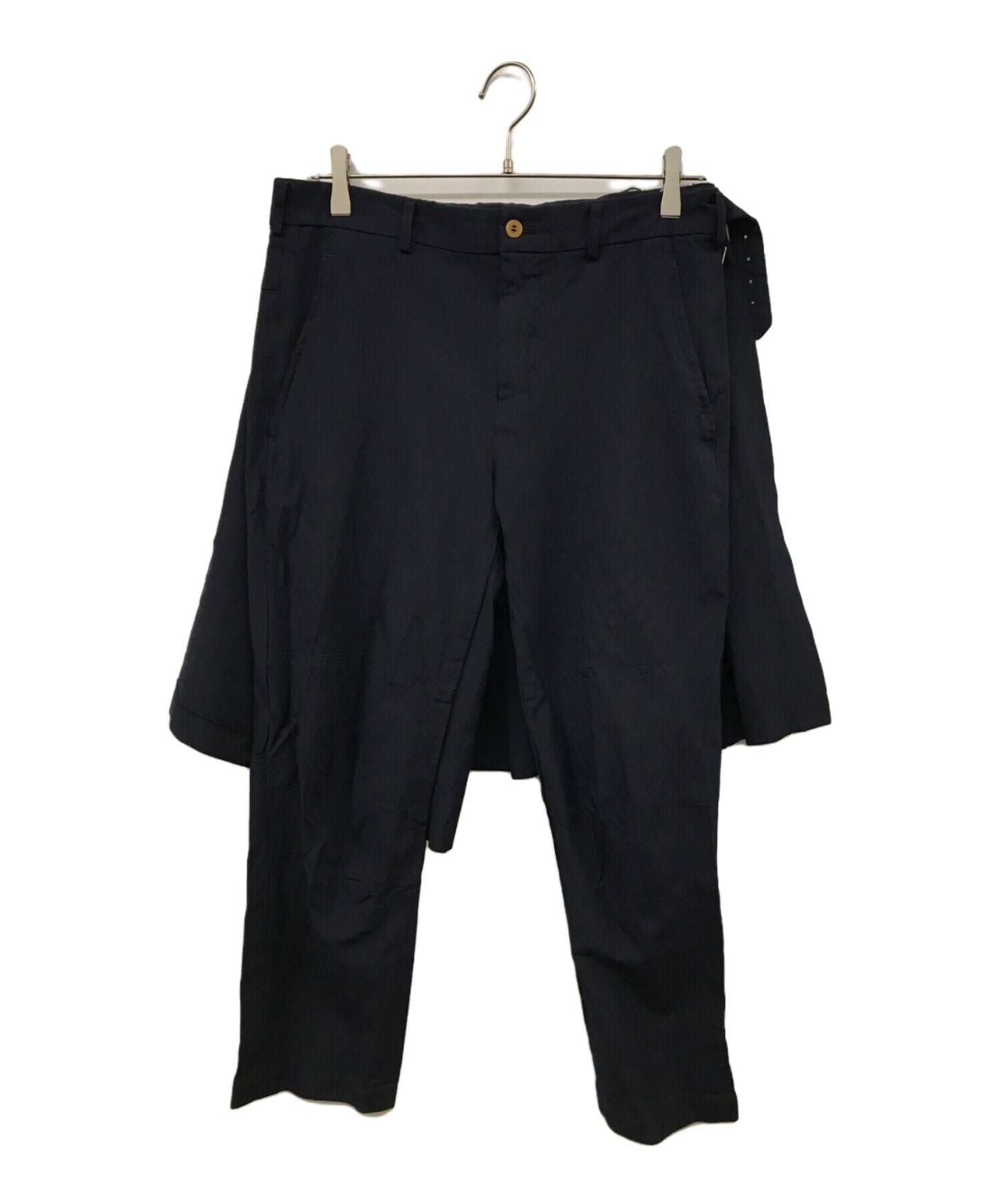 [Pre-owned] COMME des GARCONS COMME des GARCONS 14SS Poly-shrunk layered skirt pants RM-P004