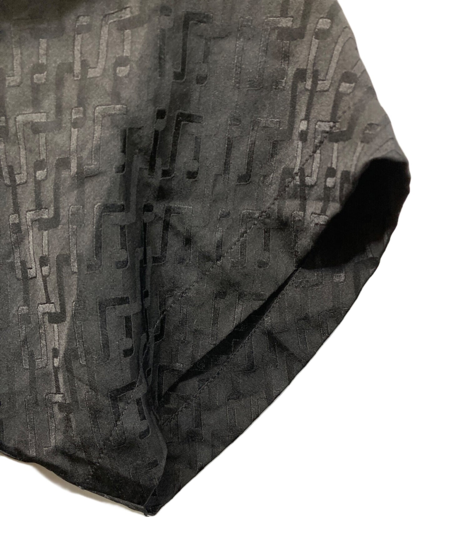 [Pre-owned] SUPREME Tonal Monogram Silk S/S Shirt