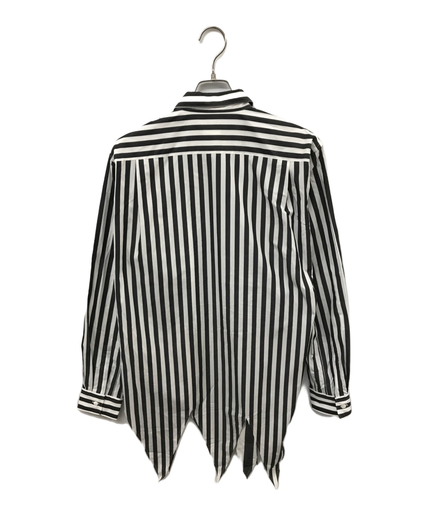 [Pre-owned] COMME des GARCONS HOMME PLUS Asymmetric hem stripe shirt PK-B011