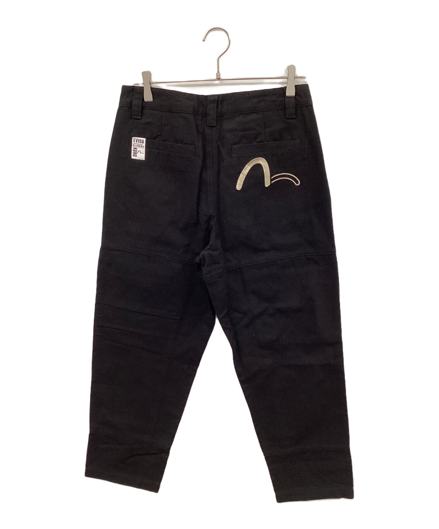 [Pre-owned] EVISU Loose-fitting pants with seagull and logo embroidery 2EAGNM3PT5137RXCT