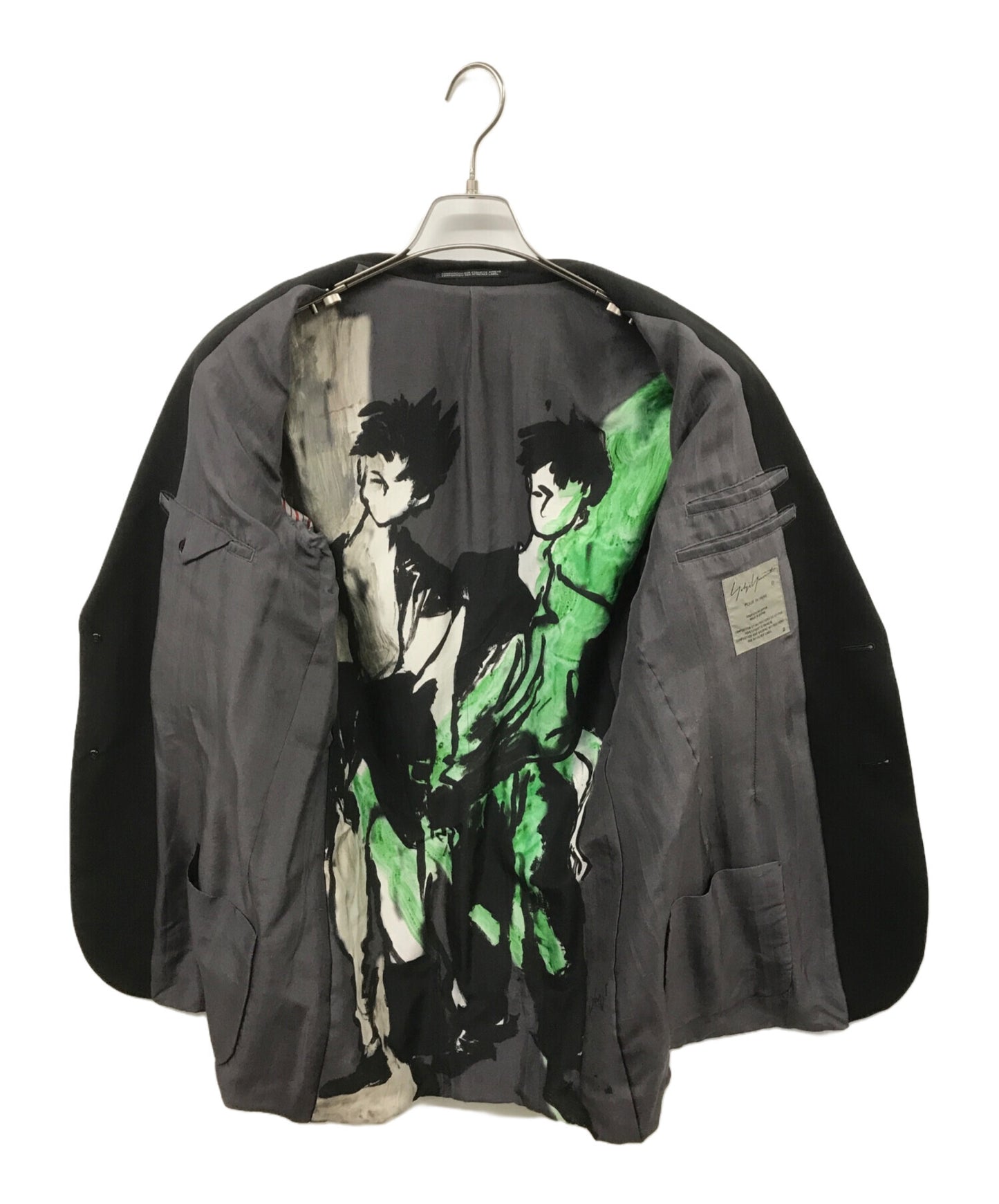 [Pre-owned] Yohji Yamamoto pour homme Lined Graphic Tailored Jacket HD-J14-817