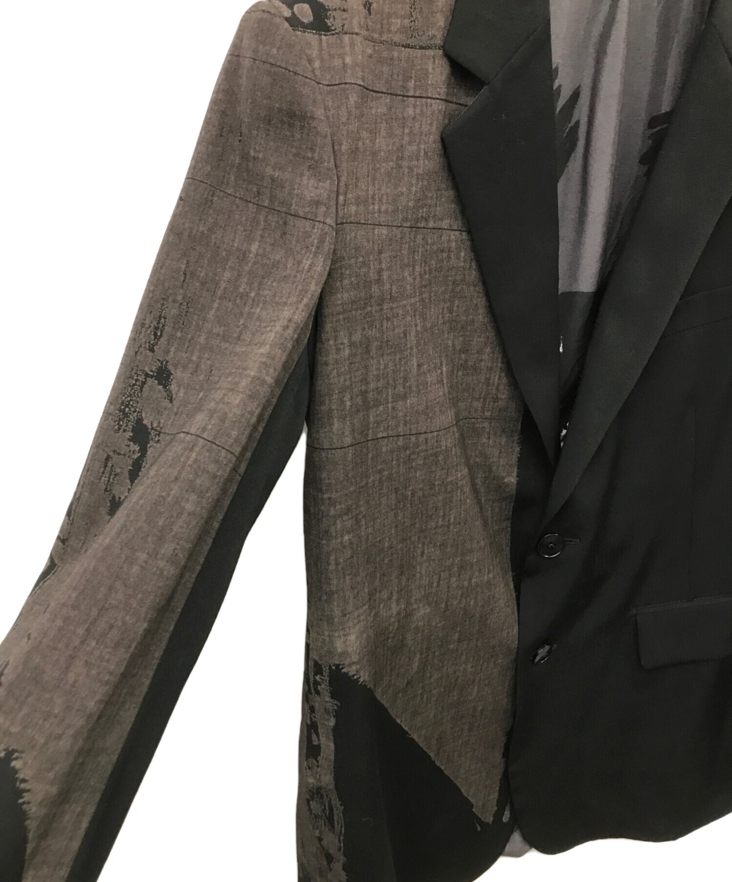 [Pre-owned] Yohji Yamamoto pour homme Lined Graphic Tailored Jacket HD-J14-817