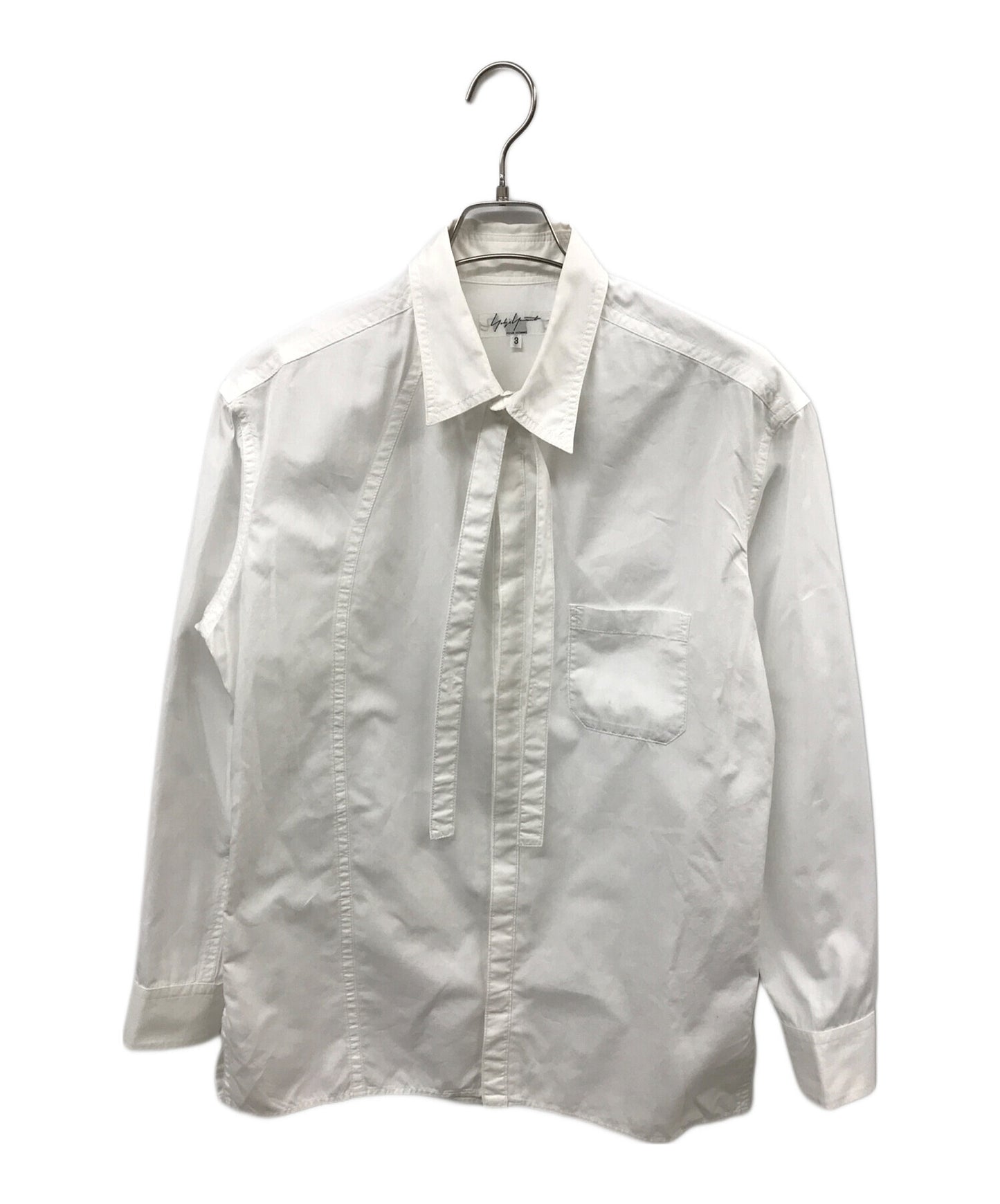 [Pre-owned] Yohji Yamamoto pour homme robe tie shirt HO-B30-013