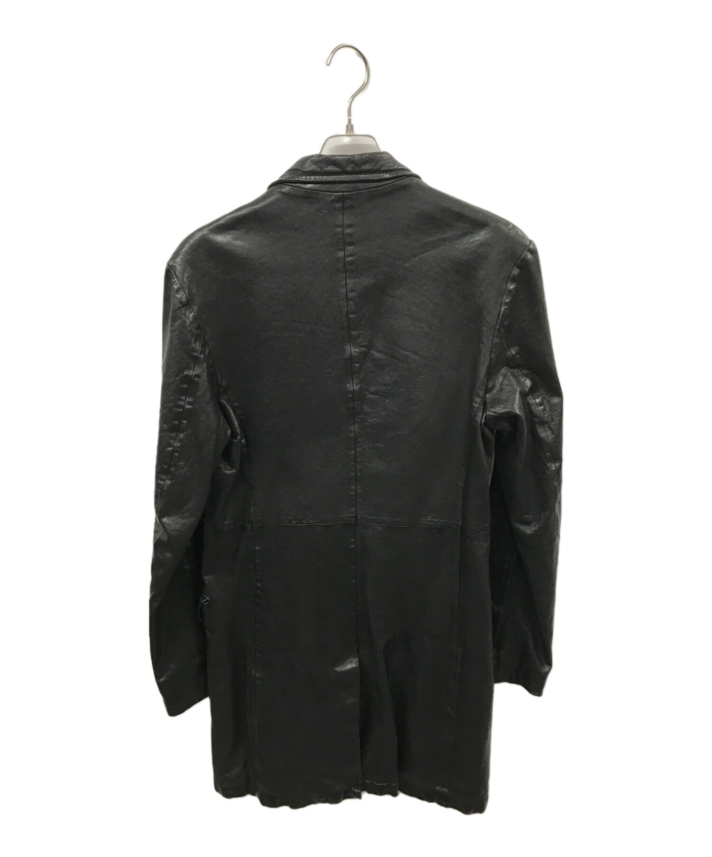 [Pre-owned] Yohji Yamamoto pour homme Leather Riders Long Coat HH-J97-717
